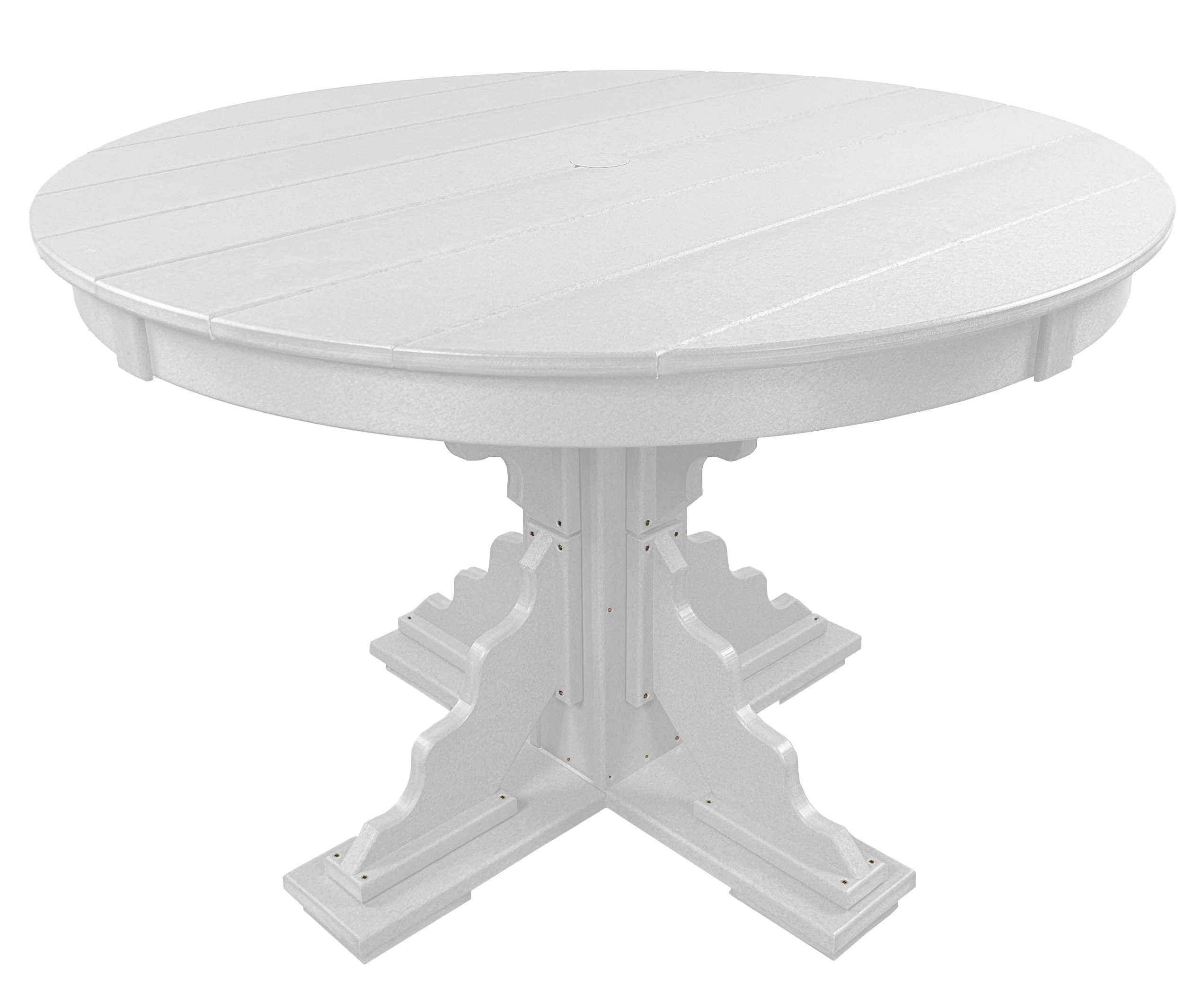 5-Piece 44”rd. Bridgewater Swivel Dining Set With Built In Cupholders