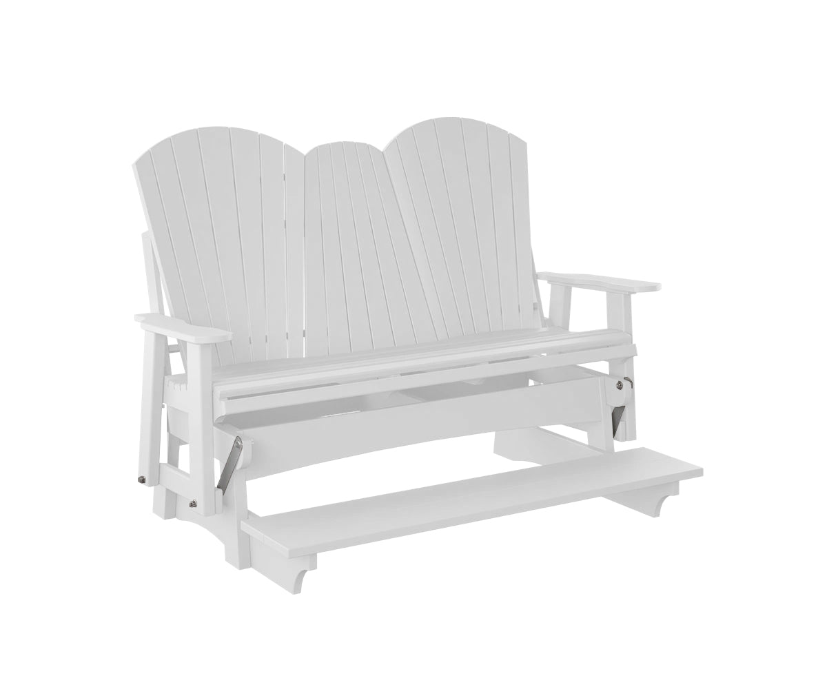 Adirondack Counter Loveseat Glider With Flip Down Console