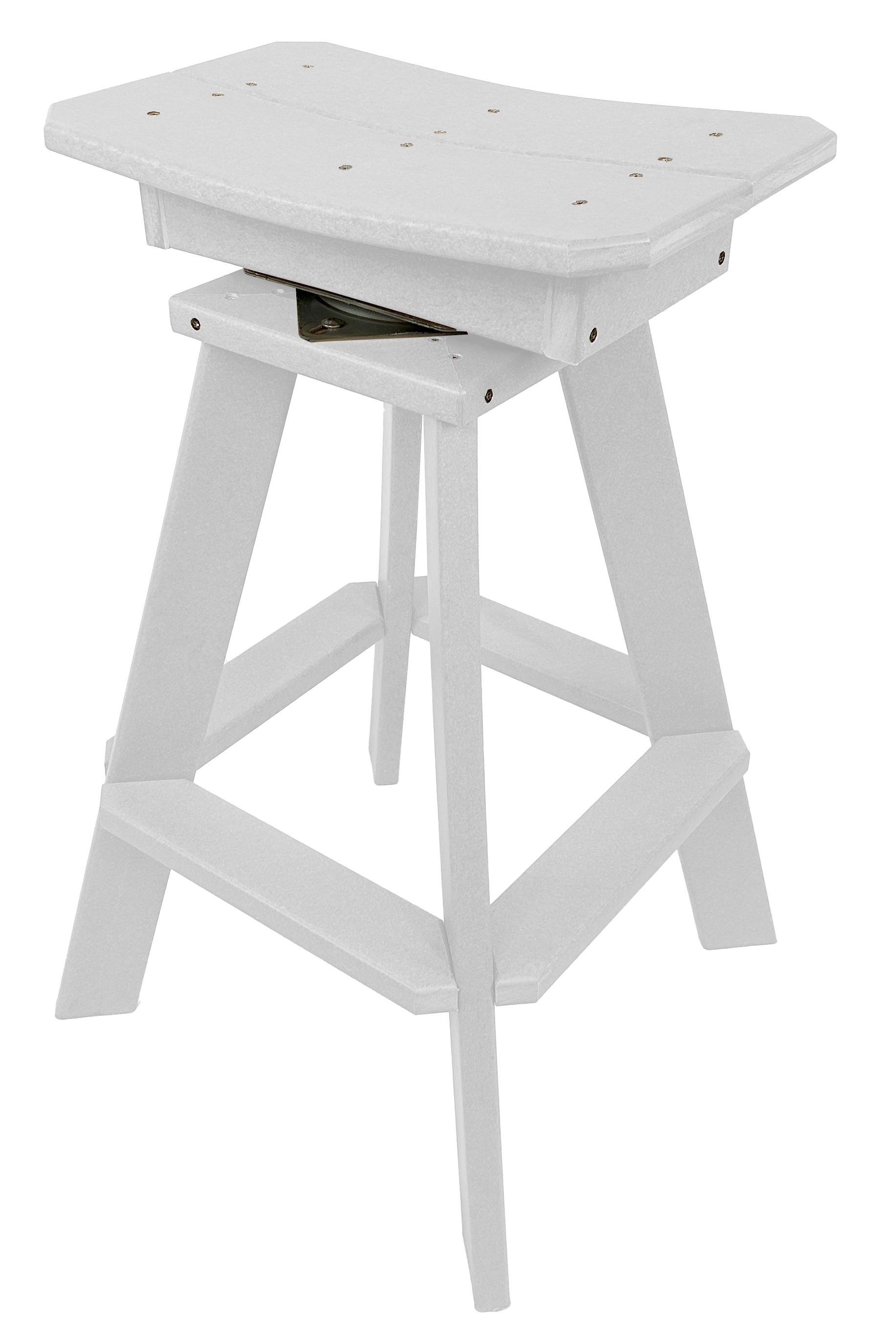 Set of 6 - Swivel Saddle Bar Stools