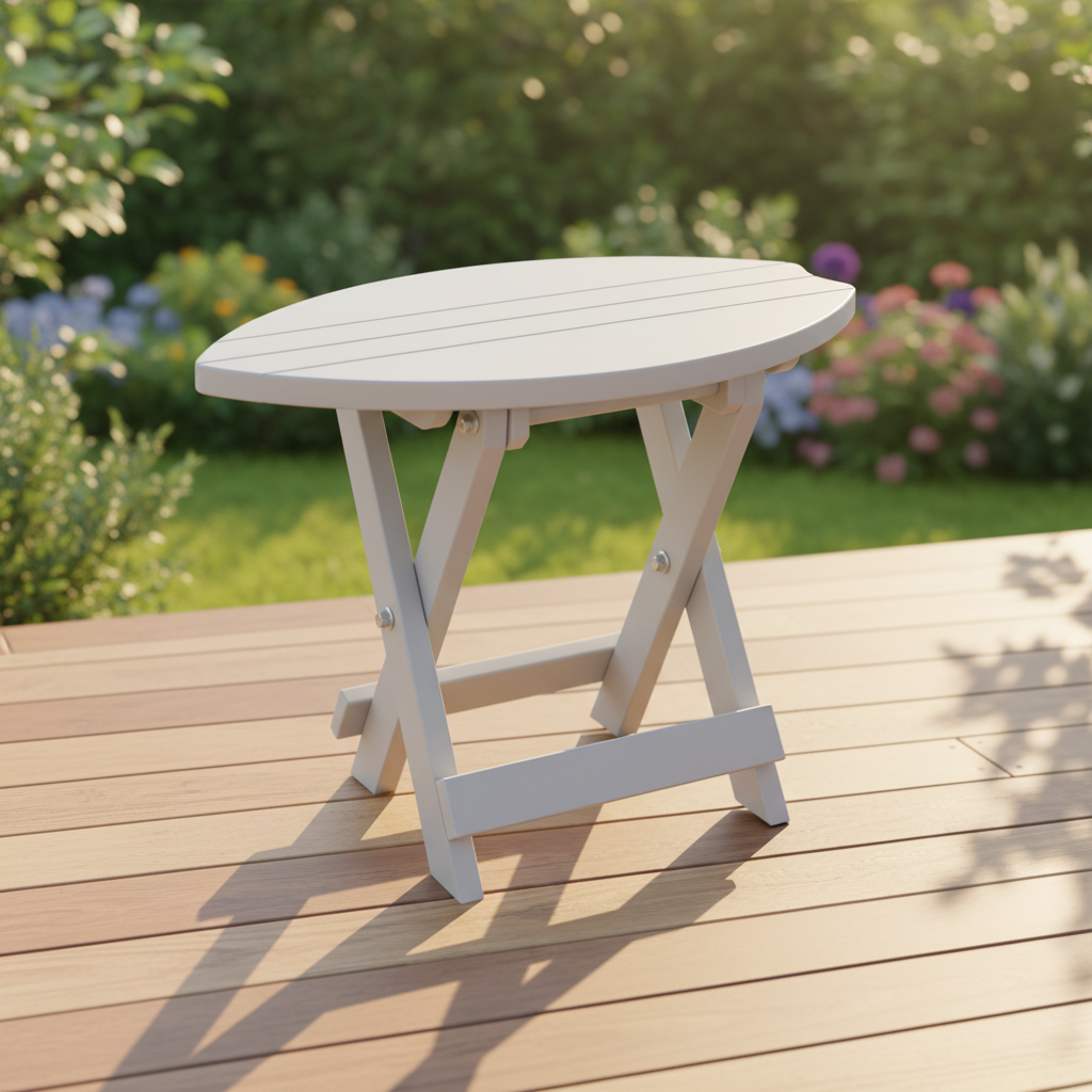 DuraWeather Poly SURFBOARD FOLDING END TABLE
