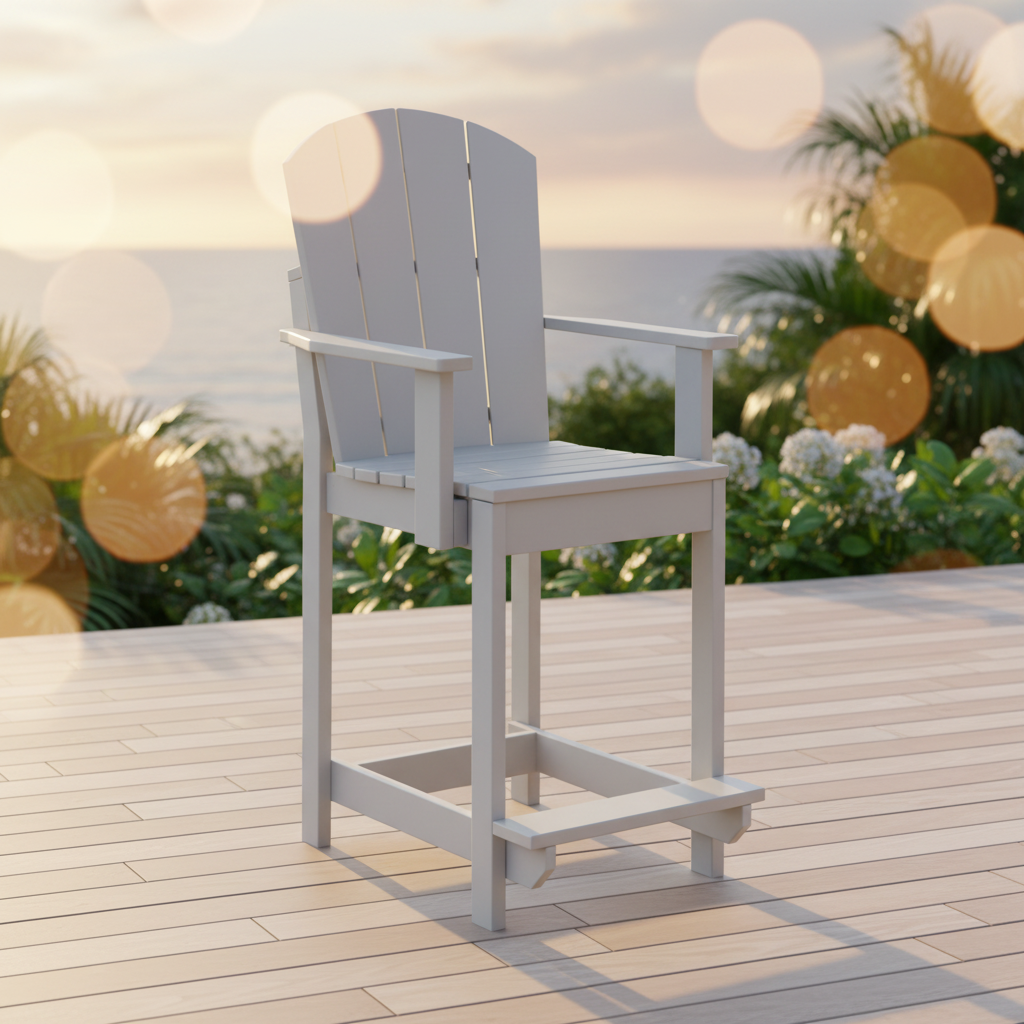 DuraWeather Poly FANBACK DINING CHAIR
