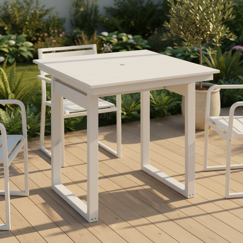 DuraWeather Poly MODERN 38 SQUARE TABLE