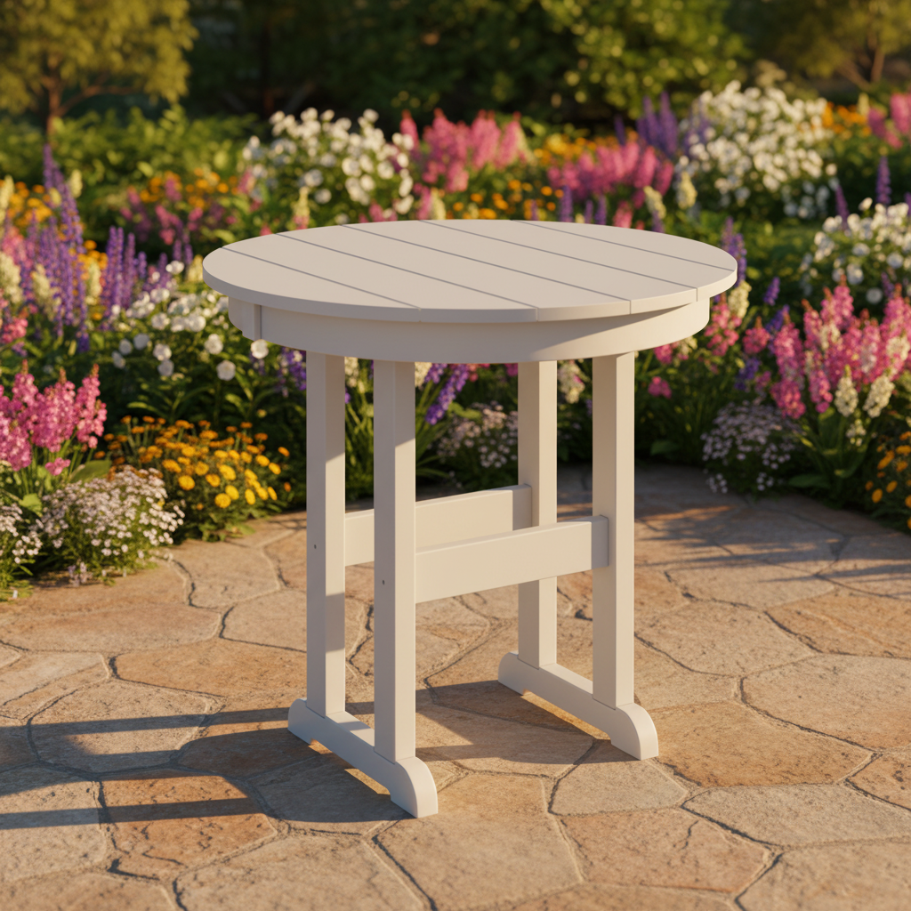DuraWeather Poly 33" ROUND TABLE