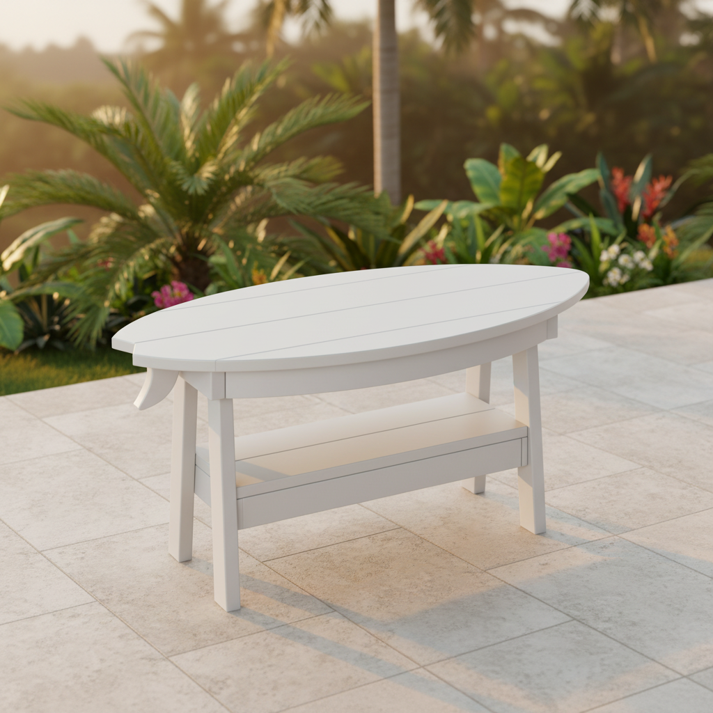 DuraWeather Poly SURFBOARD COFFEE TABLE
