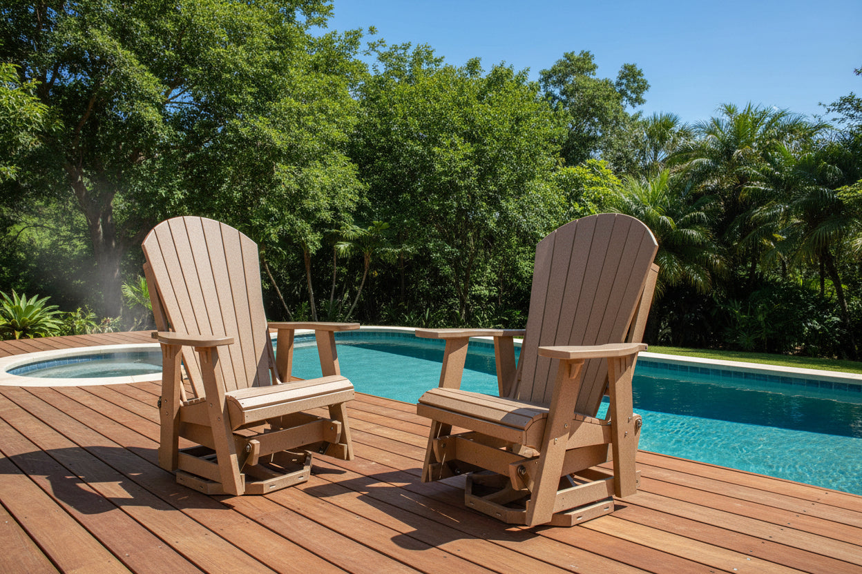 Adirondack Swivel Glider