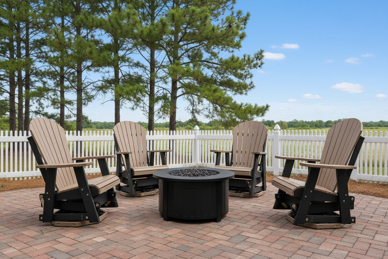 Adirondack Swivel Glider