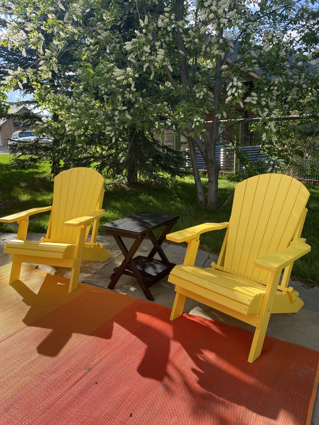 Folding Adirondack Chairs Set of 4 King-Size