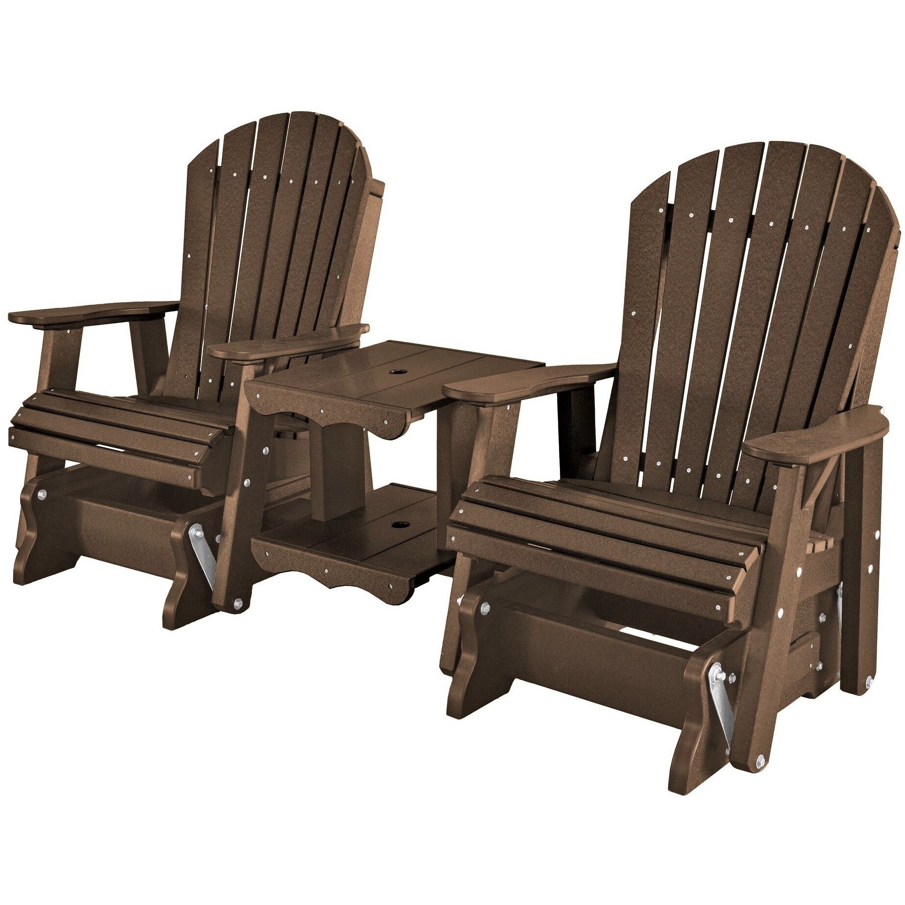 DuraWeather Poly 4' Streamside Loveseat Glider