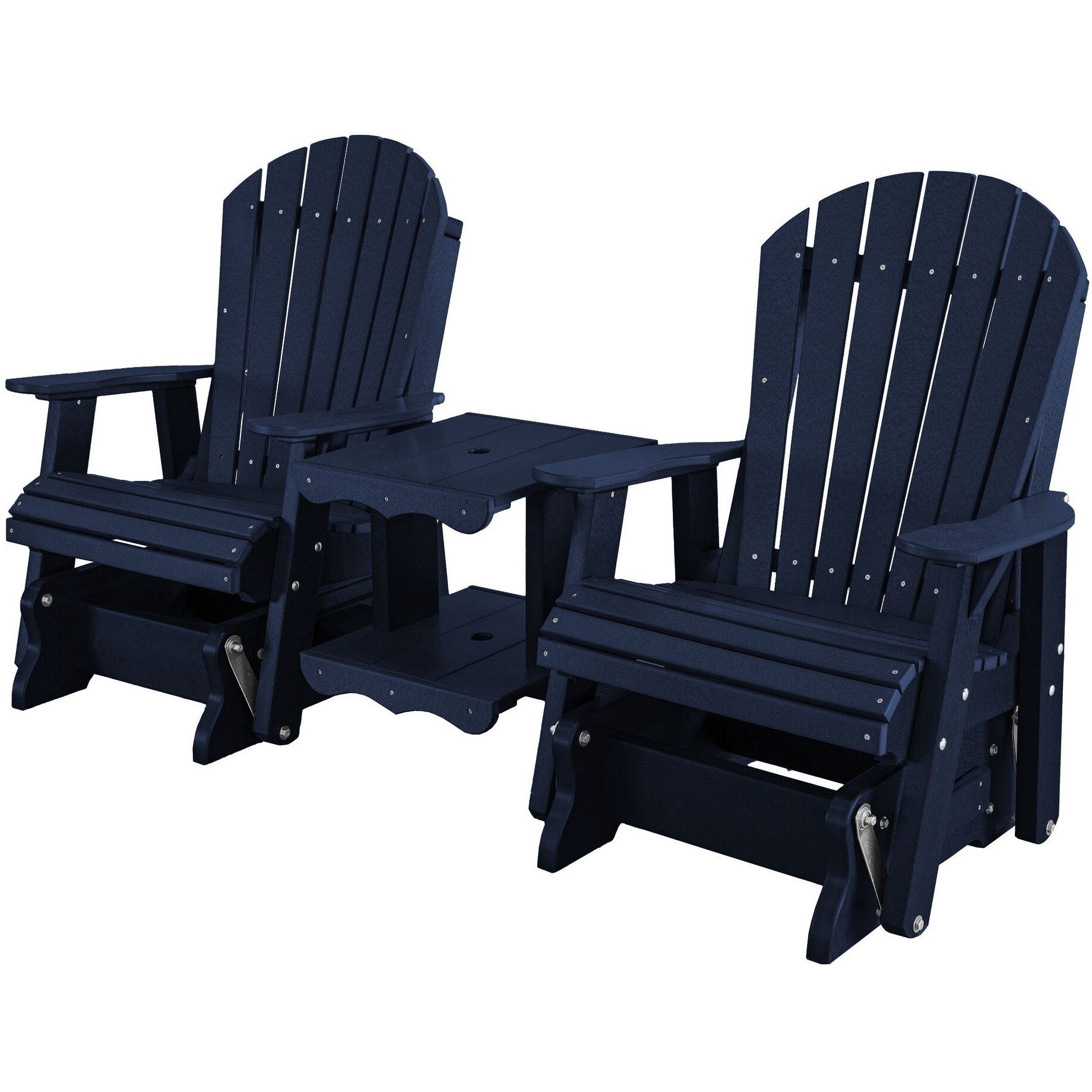 DuraWeather Poly 4' Streamside Loveseat Glider