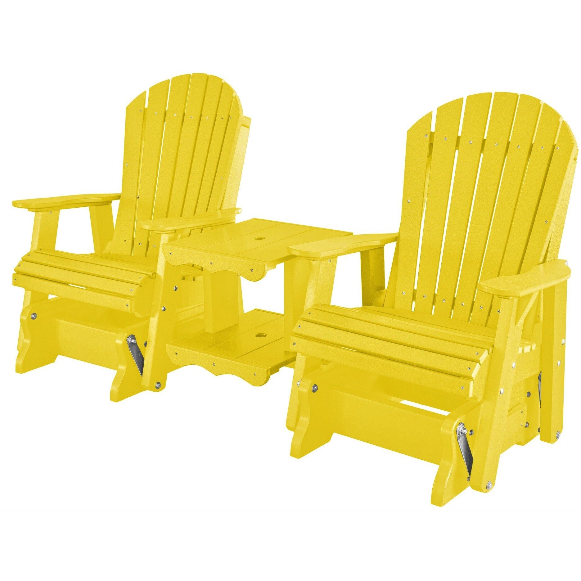DuraWeather Poly 4' Streamside Loveseat Glider