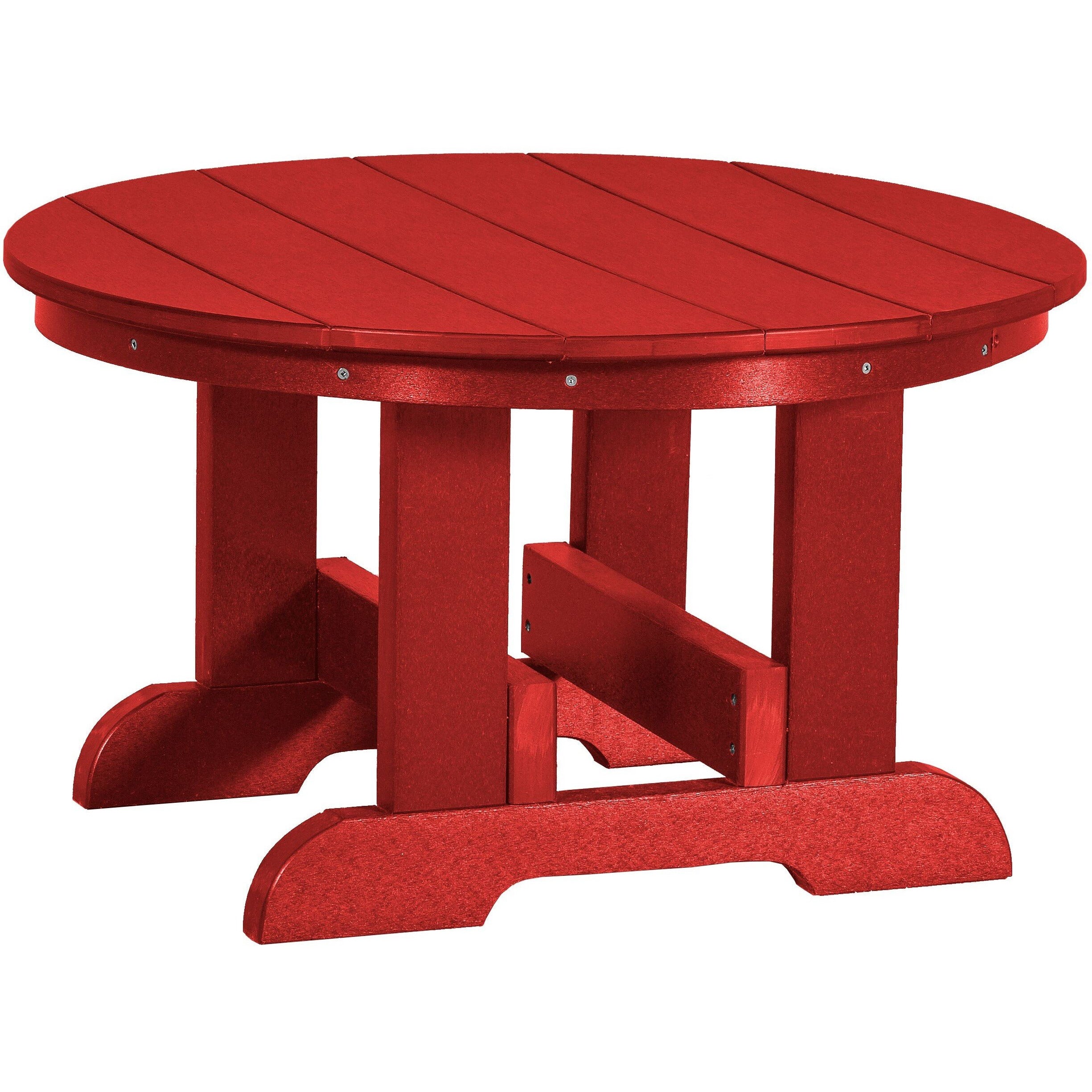 32"rd Round Coffee Chat Table Polywood Outdoor Patio Furniture