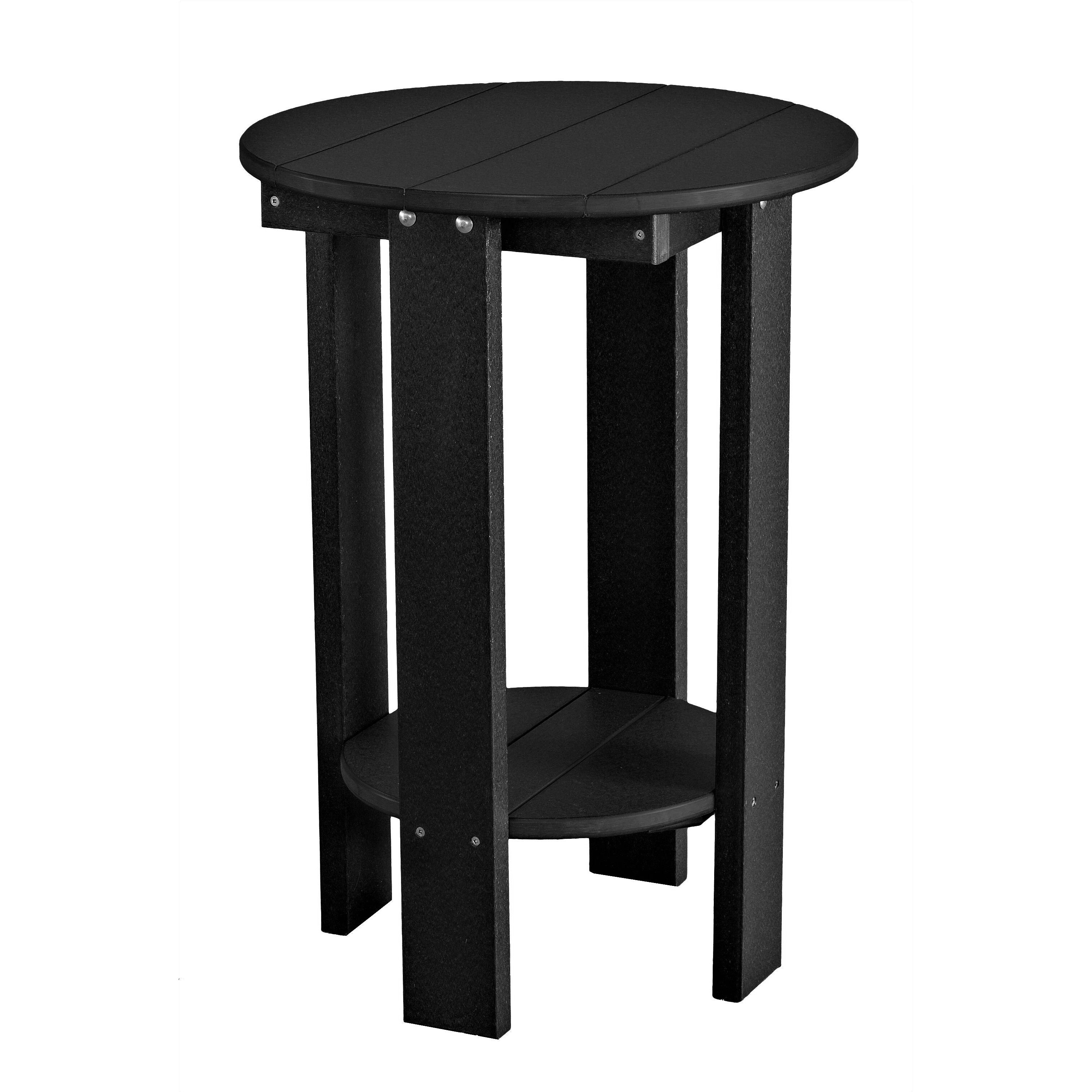 black duraweather richmond adirondack counter tabvle all weather poly wood