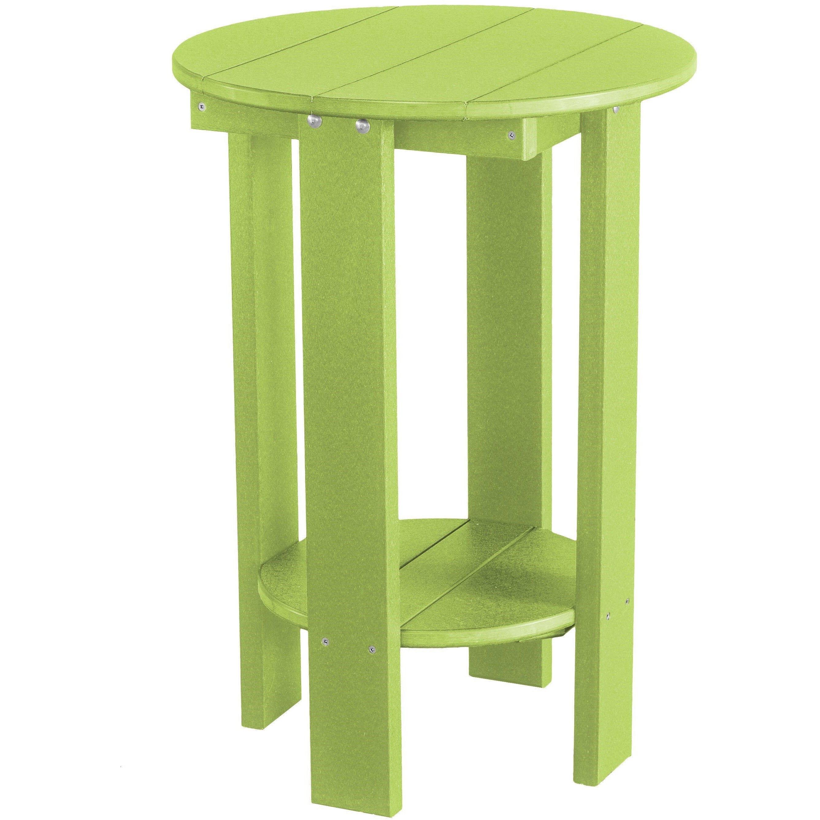 kiwi green duraweather richmond adirondack counter table all weather poly wood