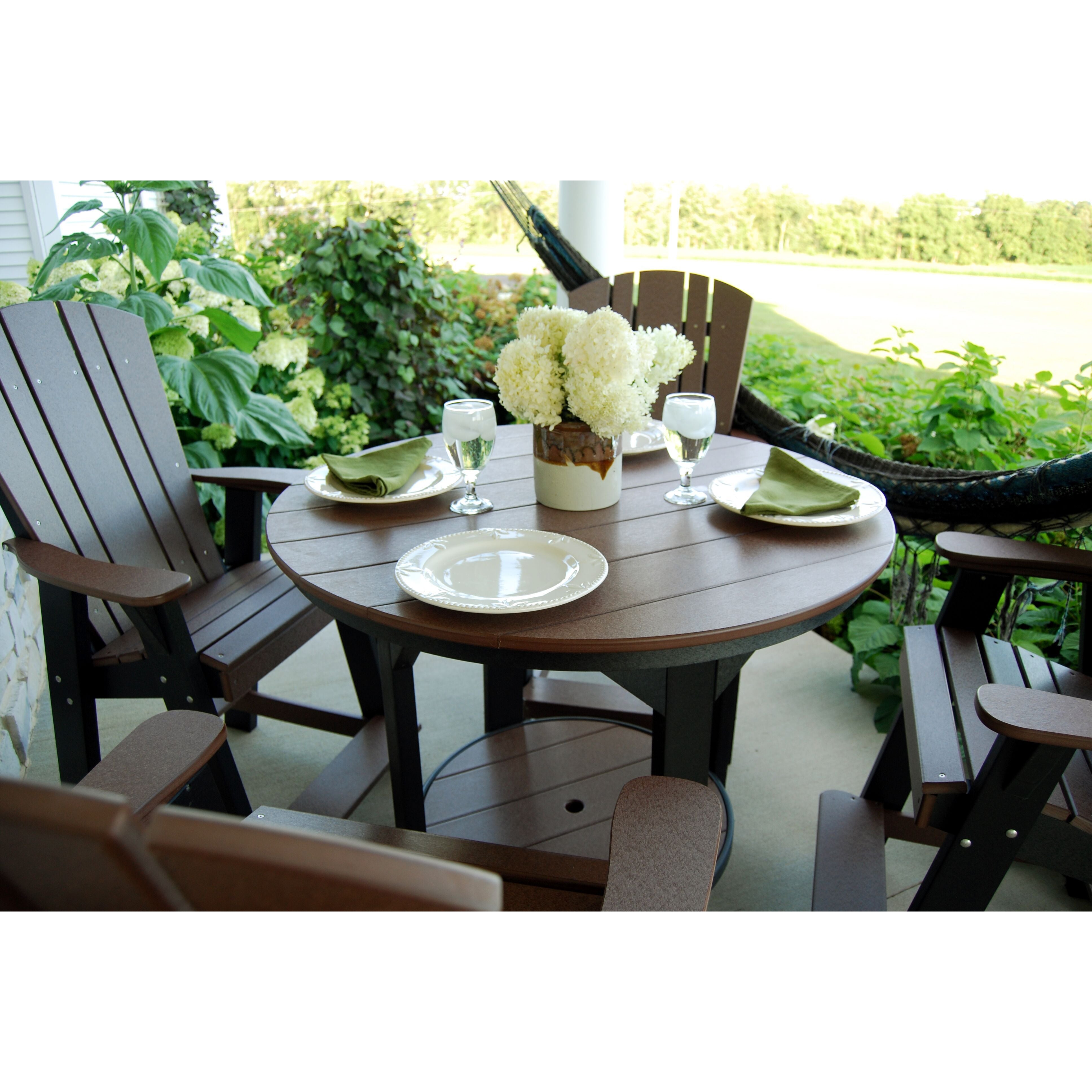 DURAWEATHER POLY® Set of 3 - Plantation Adirondack Chairs Counter Height