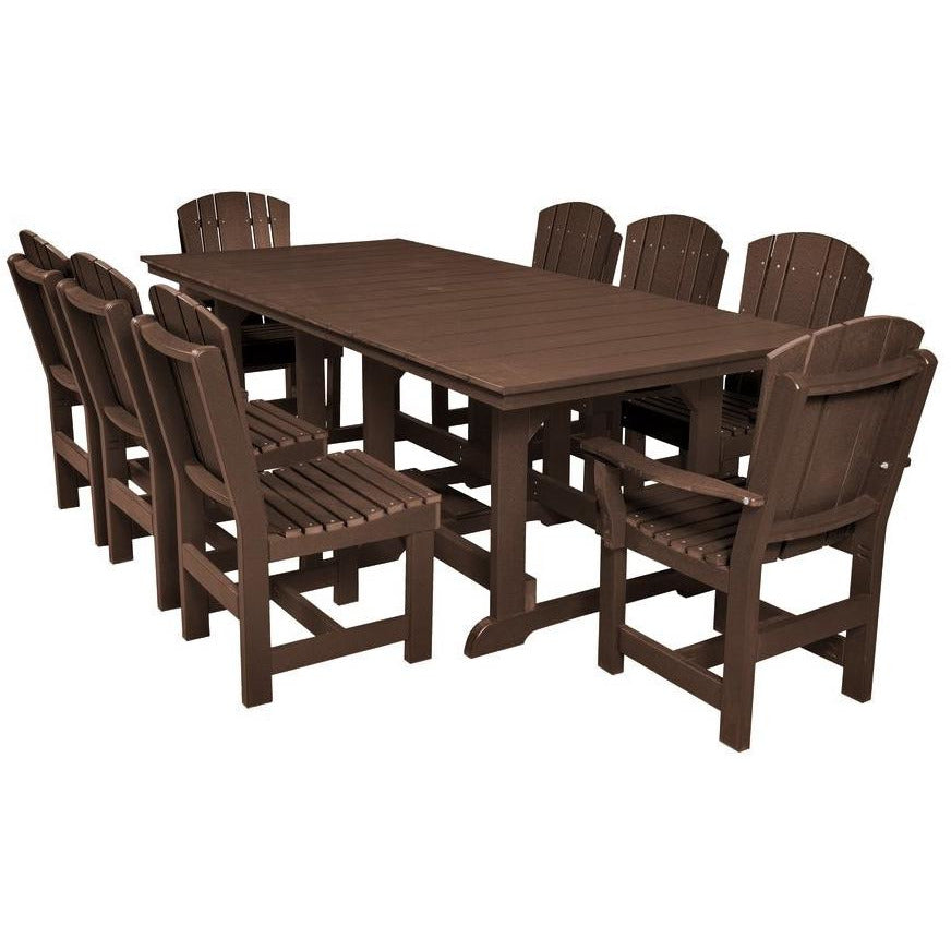 9-Piece Plantation Dining Table Set