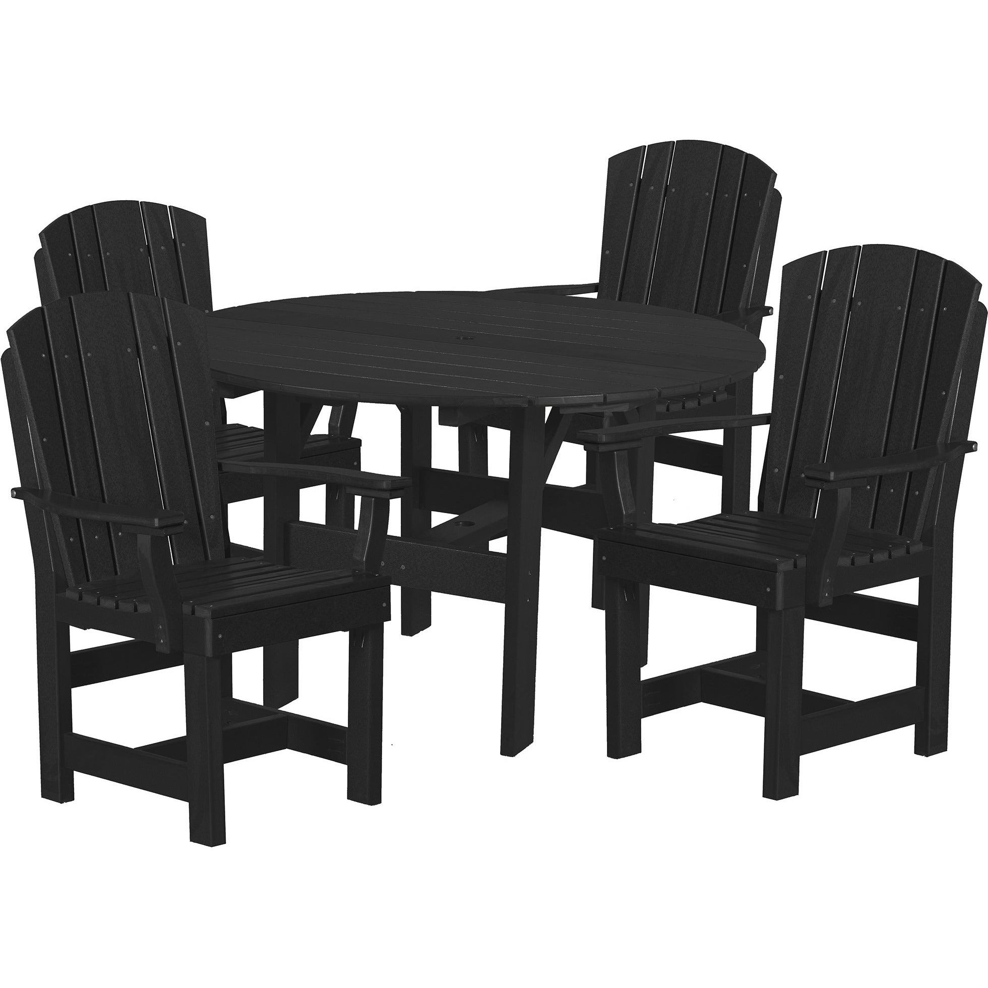 5-Piece Plantation Dining Table Set
