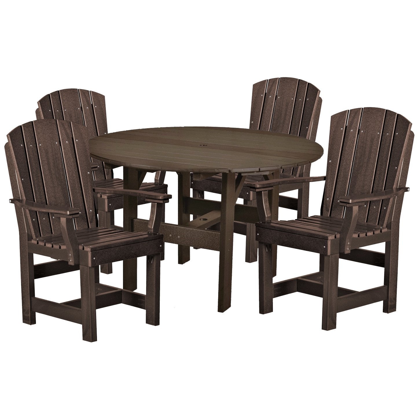 5-Piece Plantation Dining Table Set