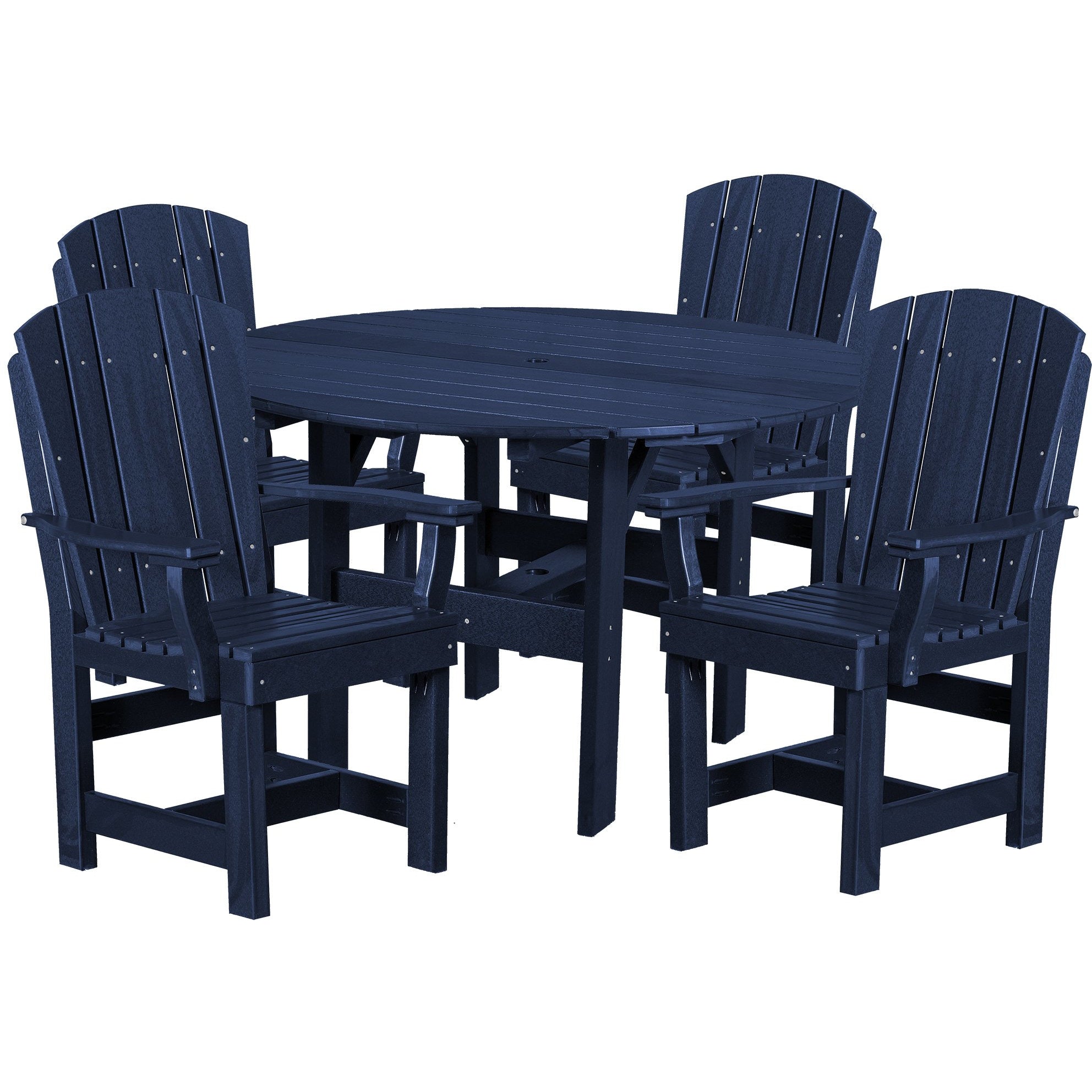 5-Piece Plantation Dining Table Set