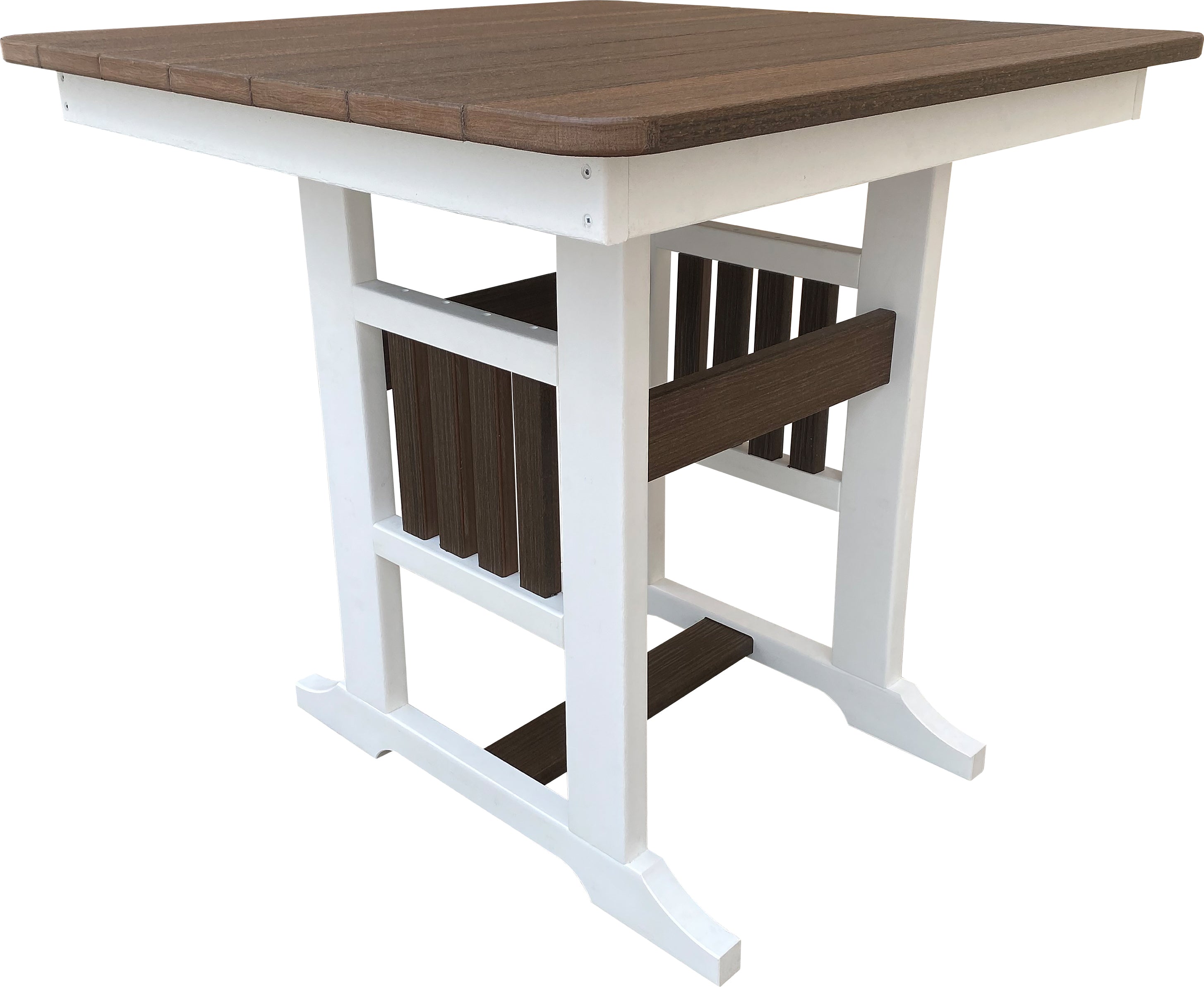Outdoor Poly Patio Furniture Counter Table Set