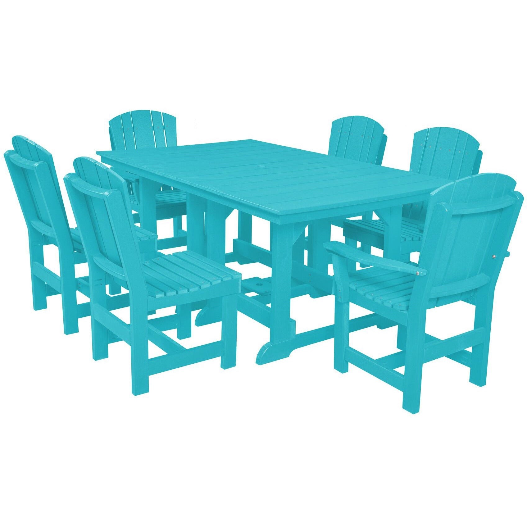 7-Piece Plantation Dining Table Set