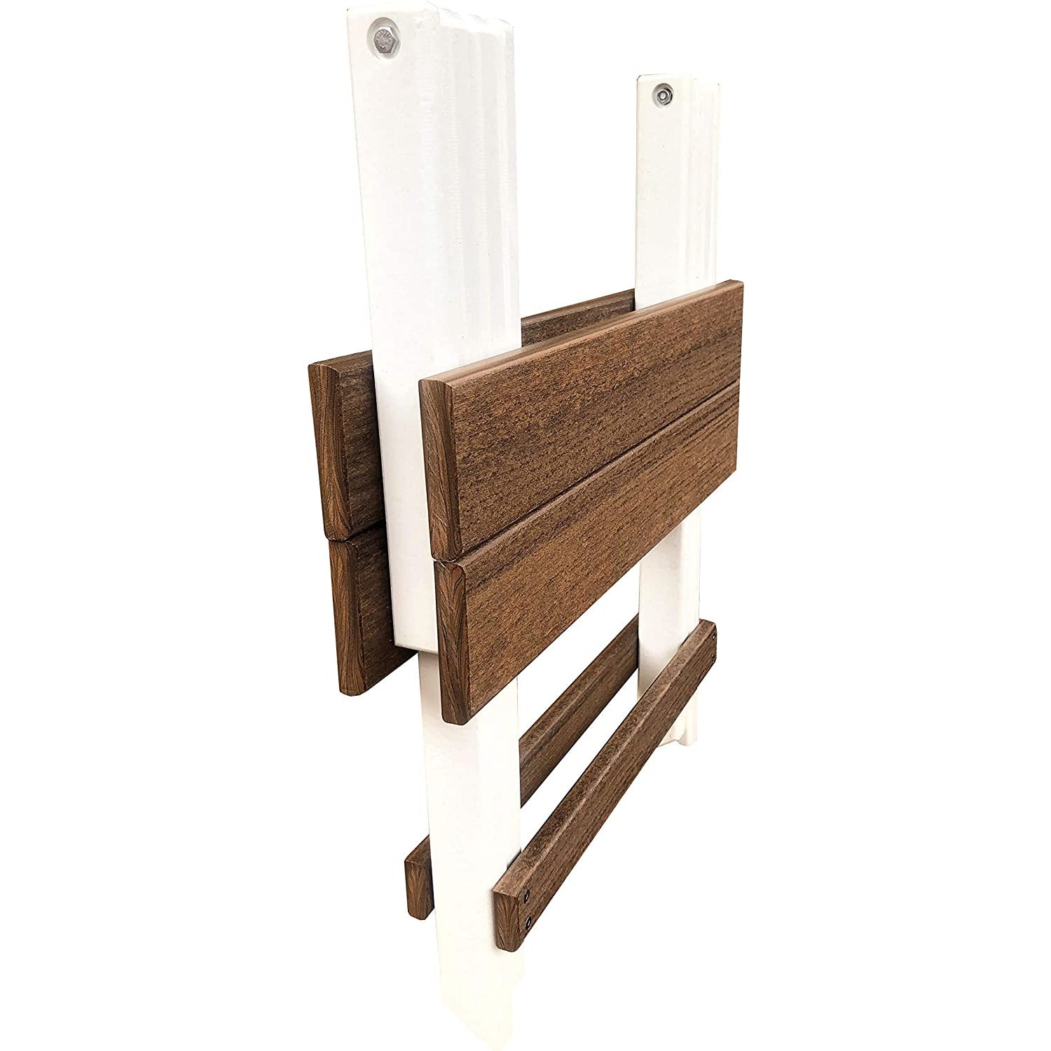 Set of 2 Folding Adirondack Chairs King Size + 1 Folding Side Table With Removable Tray
