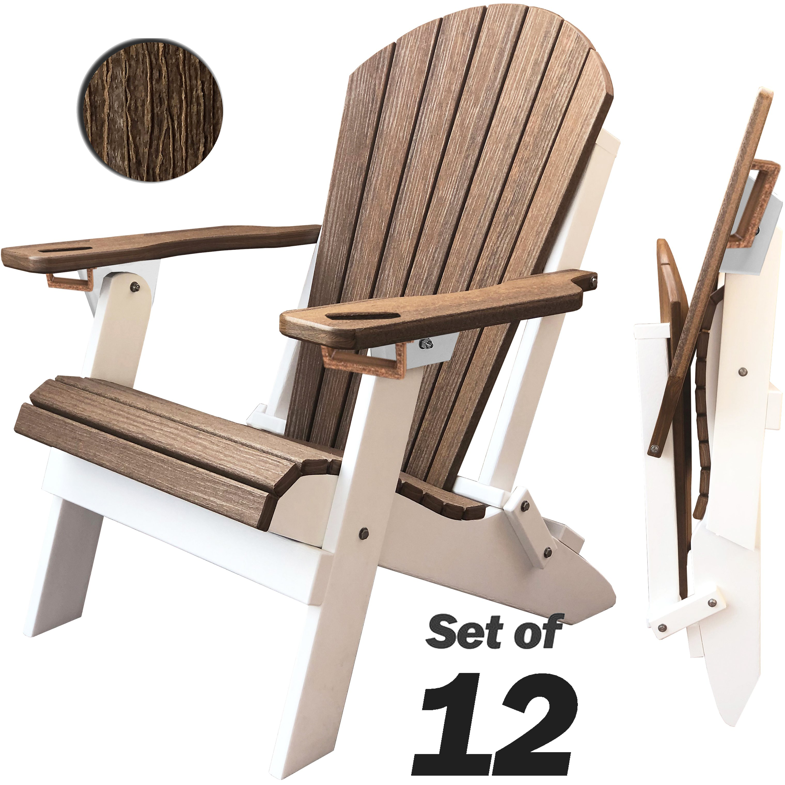 all-weather polywood folding adirondack chair