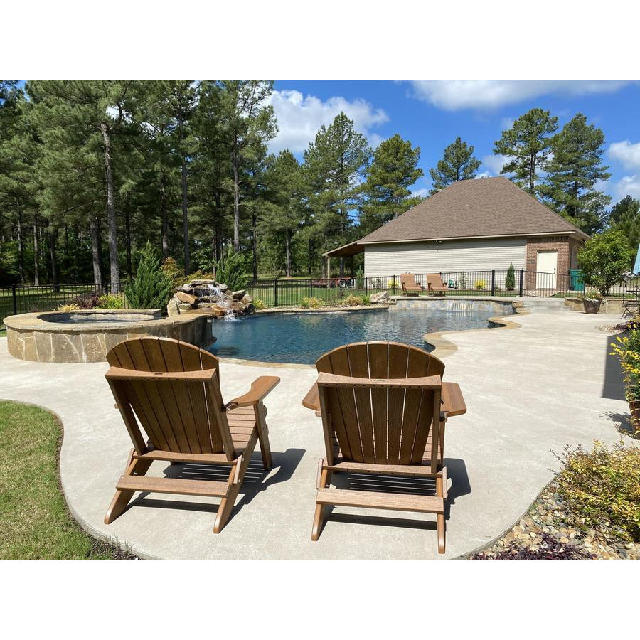 Folding Adirondack Chairs Set of 4 King-Size