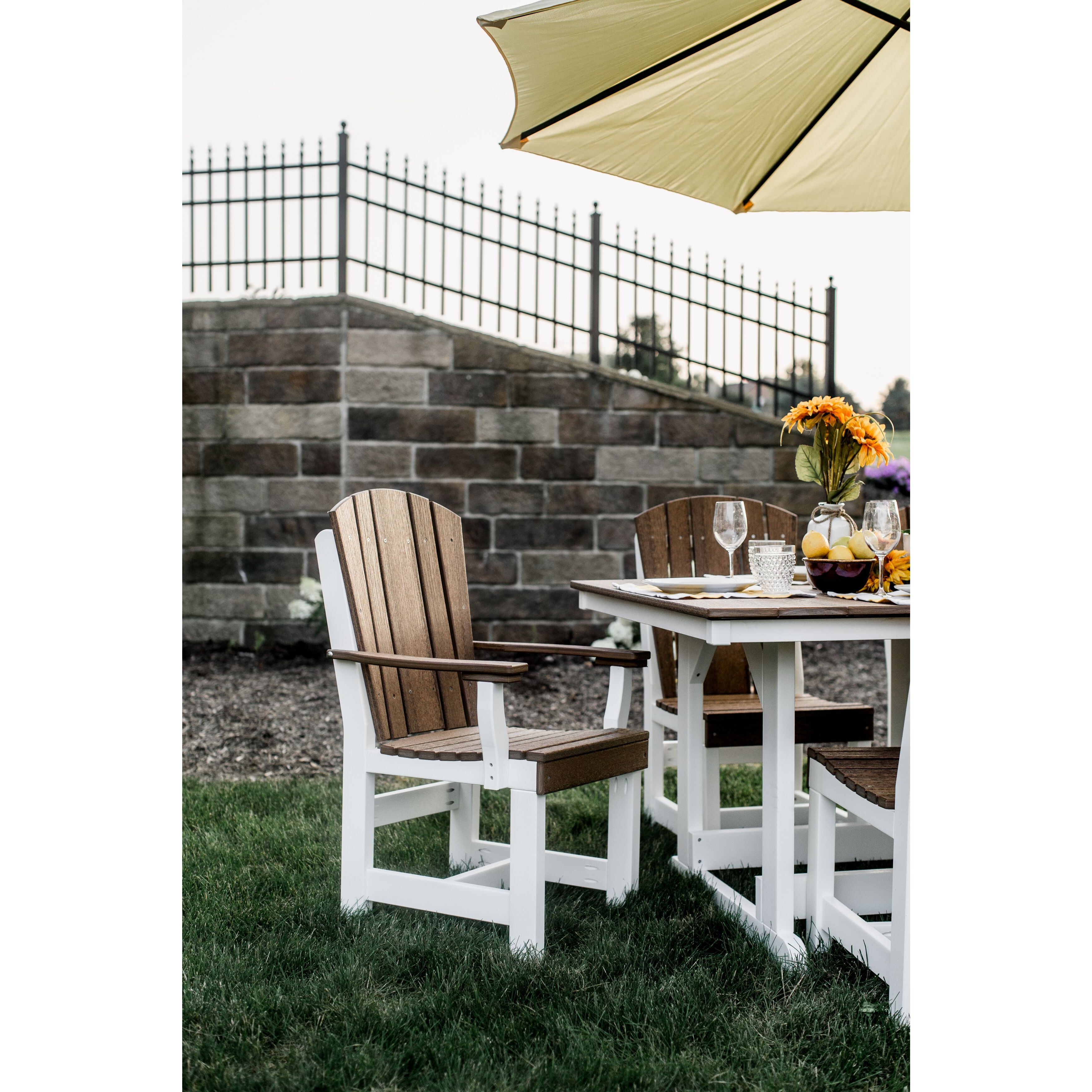 9-Piece Plantation Dining Table Set