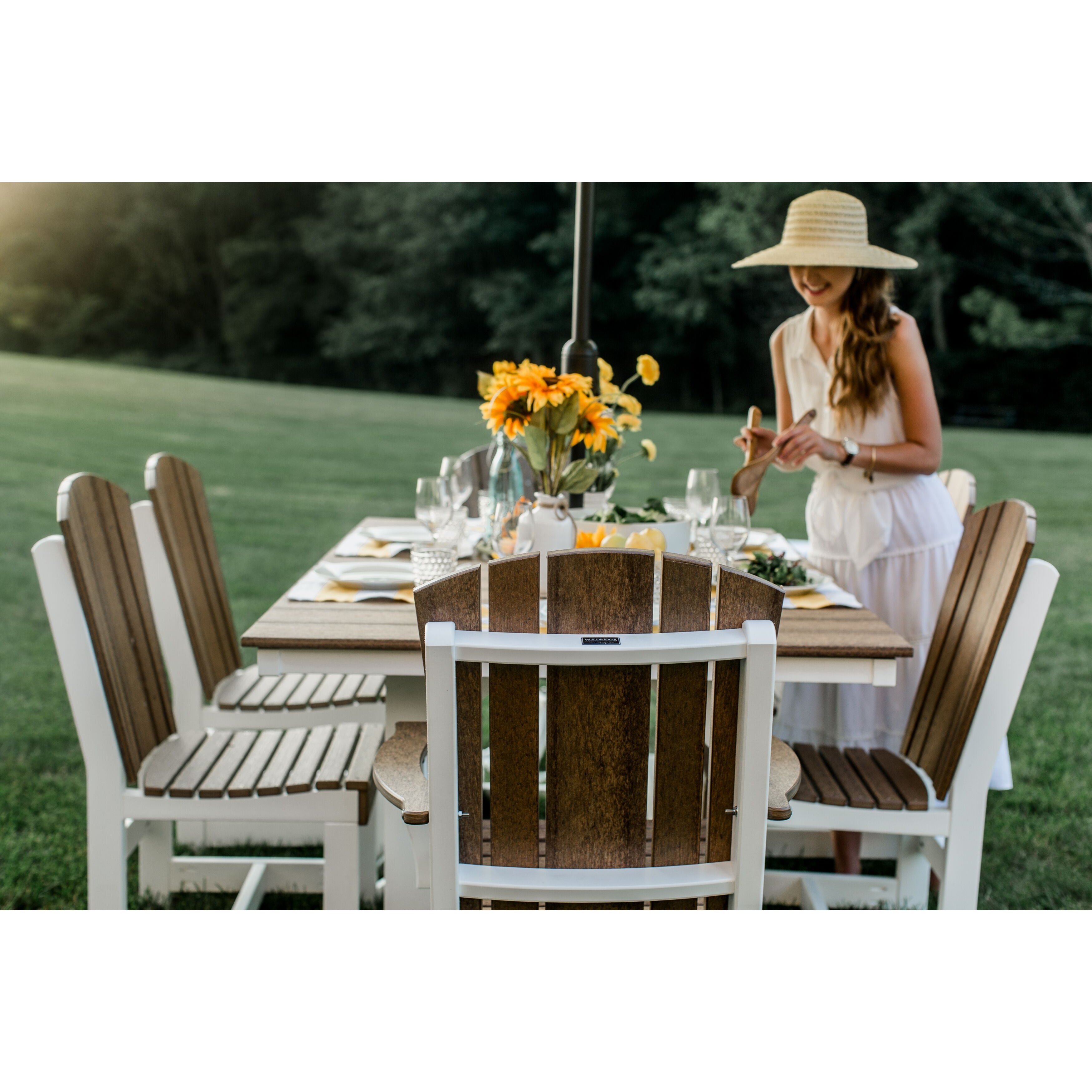 9-Piece Plantation Dining Table Set