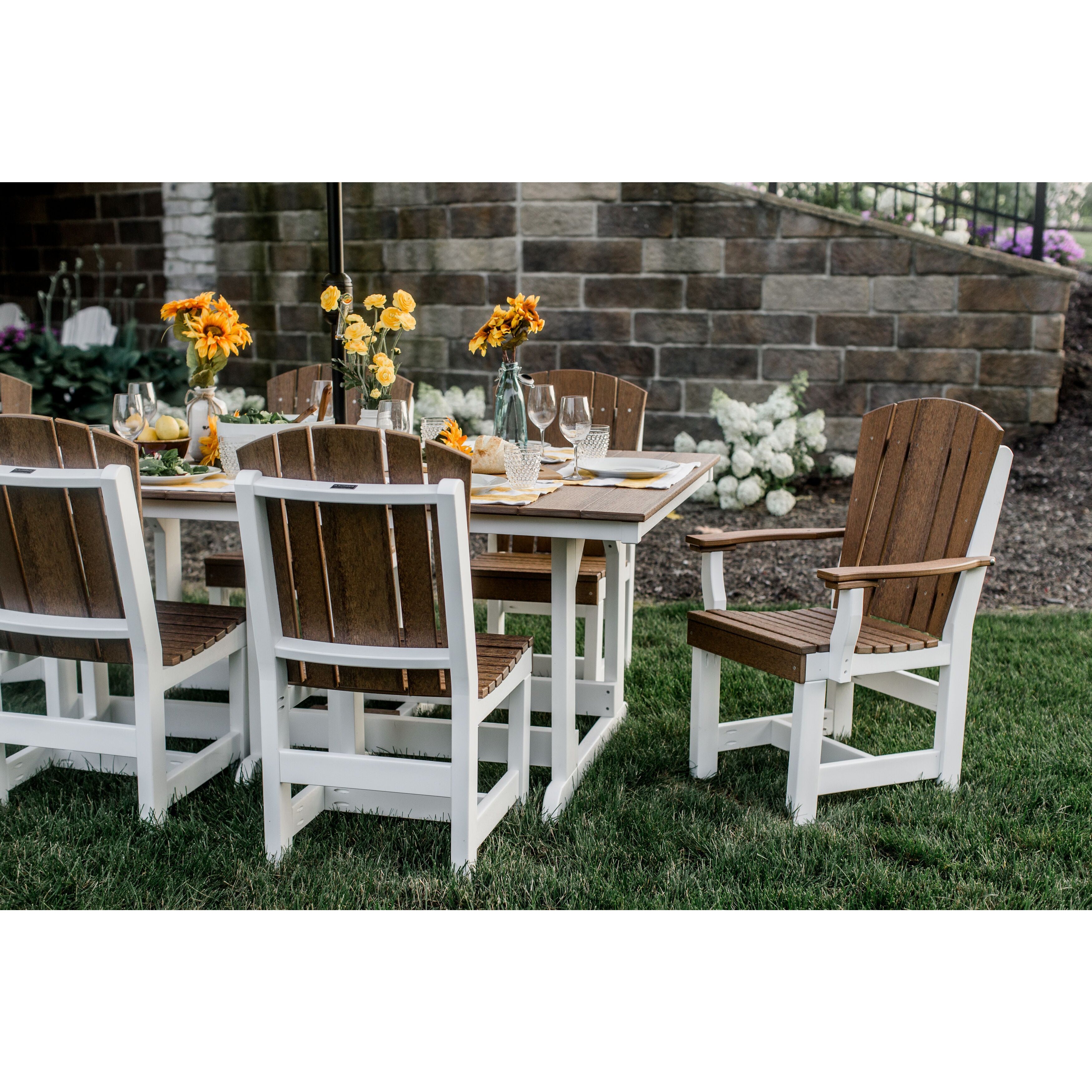 9-Piece Plantation Dining Table Set