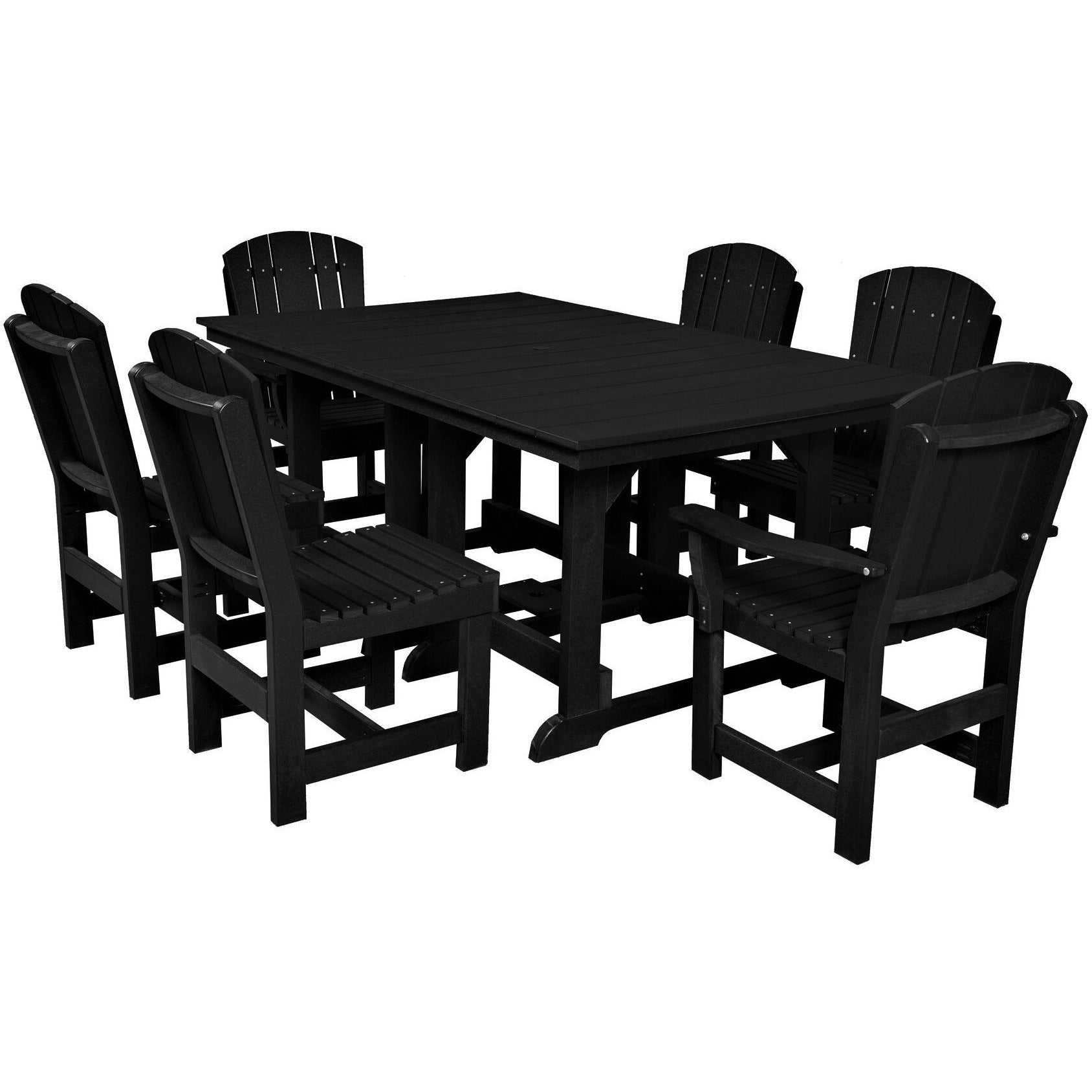 7-Piece Plantation Dining Table Set