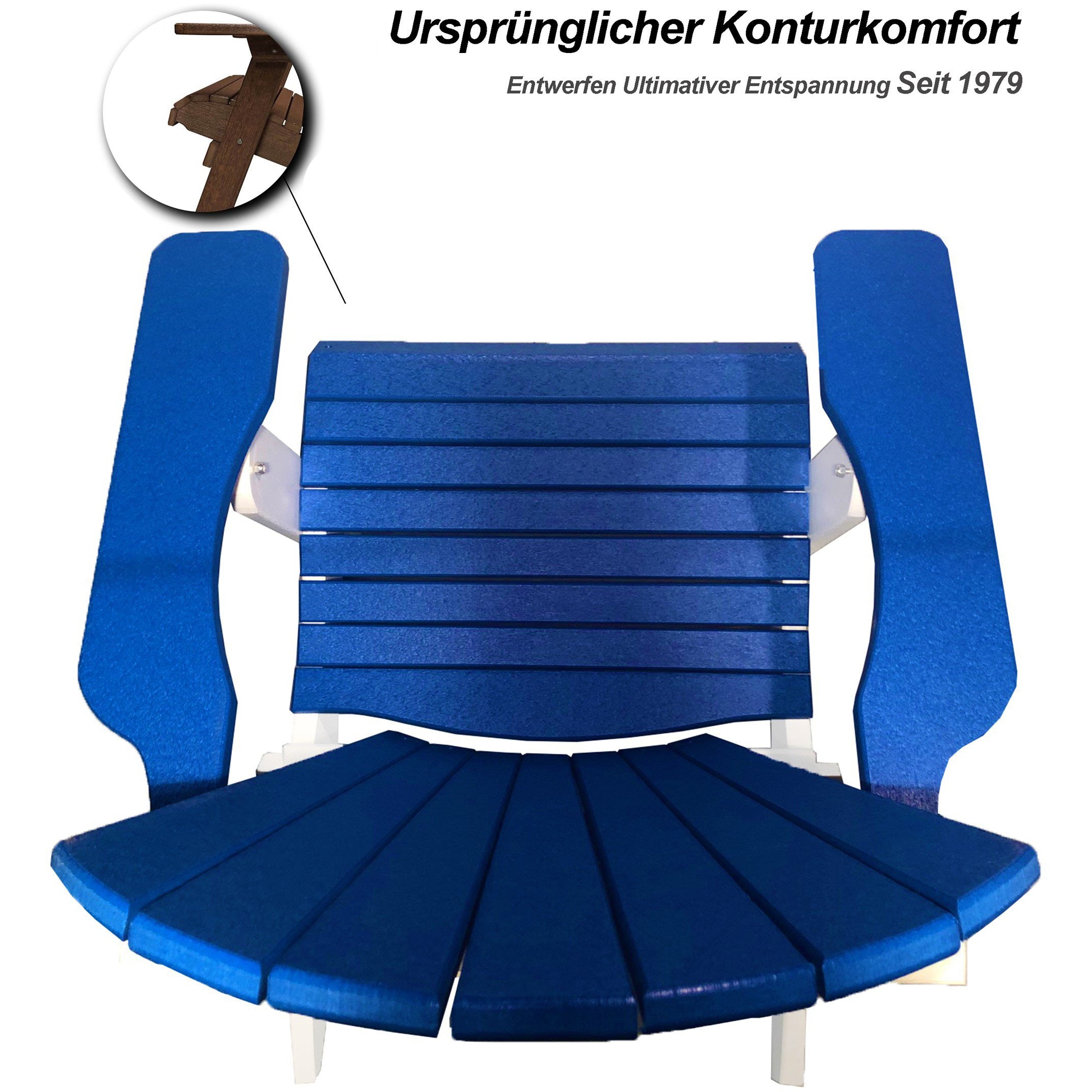 Set of 12 Folding Adirondack Chairs King Size
