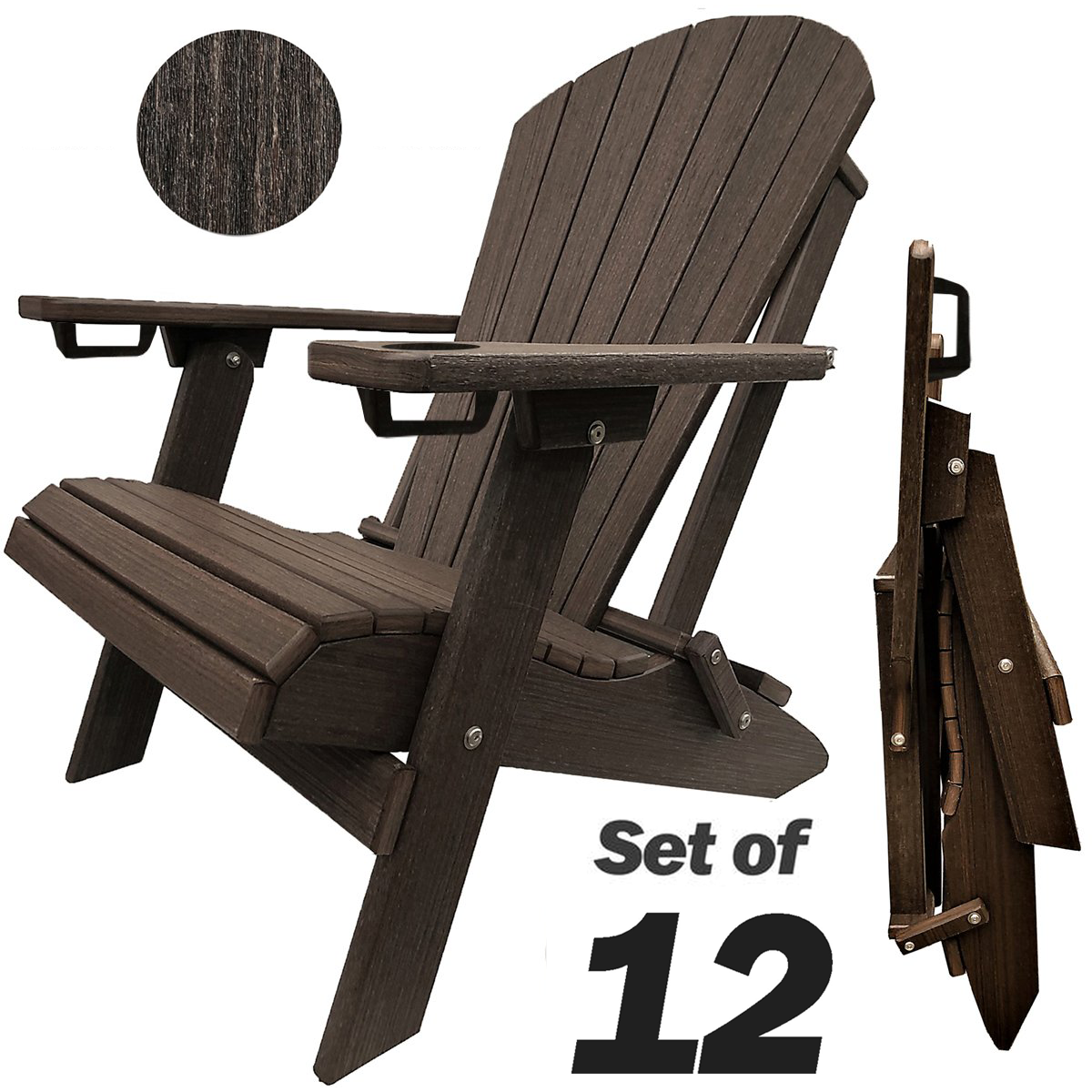 all-weather polywood folding adirondack chair