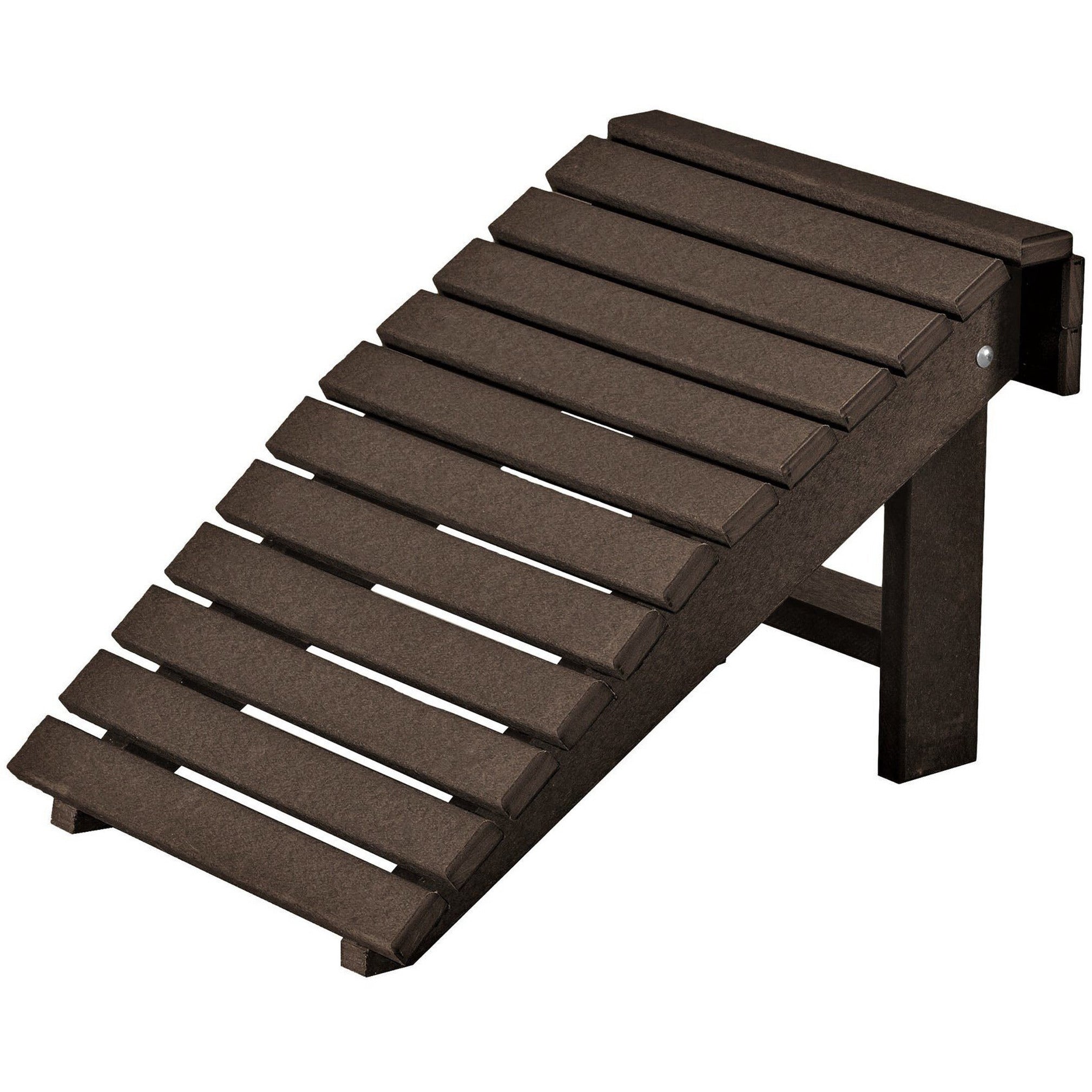 Set of 4 Folding Adirondack Chairs King Size - 4 Folding Ottomans and 2 Folding Side Tables