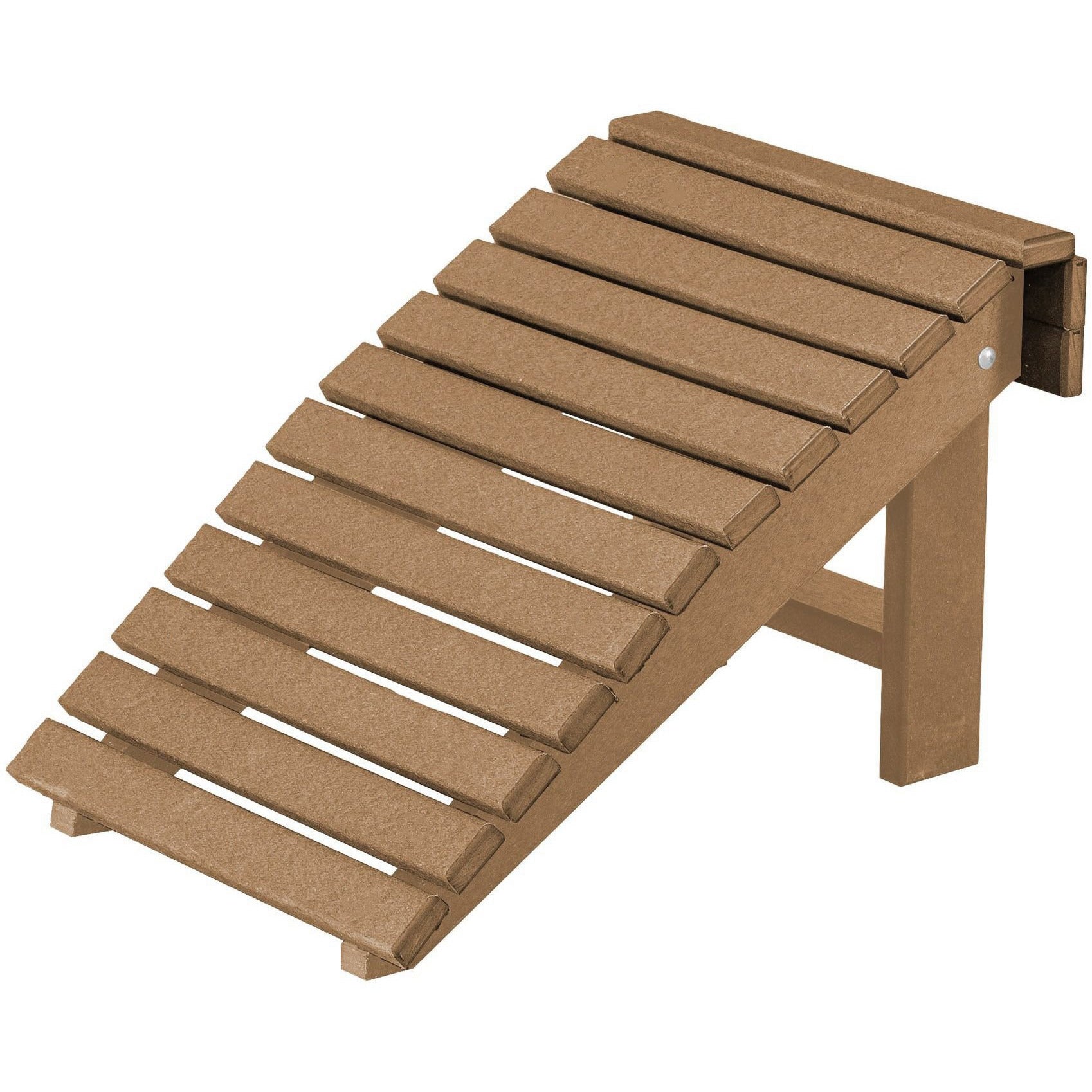 Set of 4 Folding Adirondack Chairs King Size - 4 Folding Ottomans and 2 Folding Side Tables