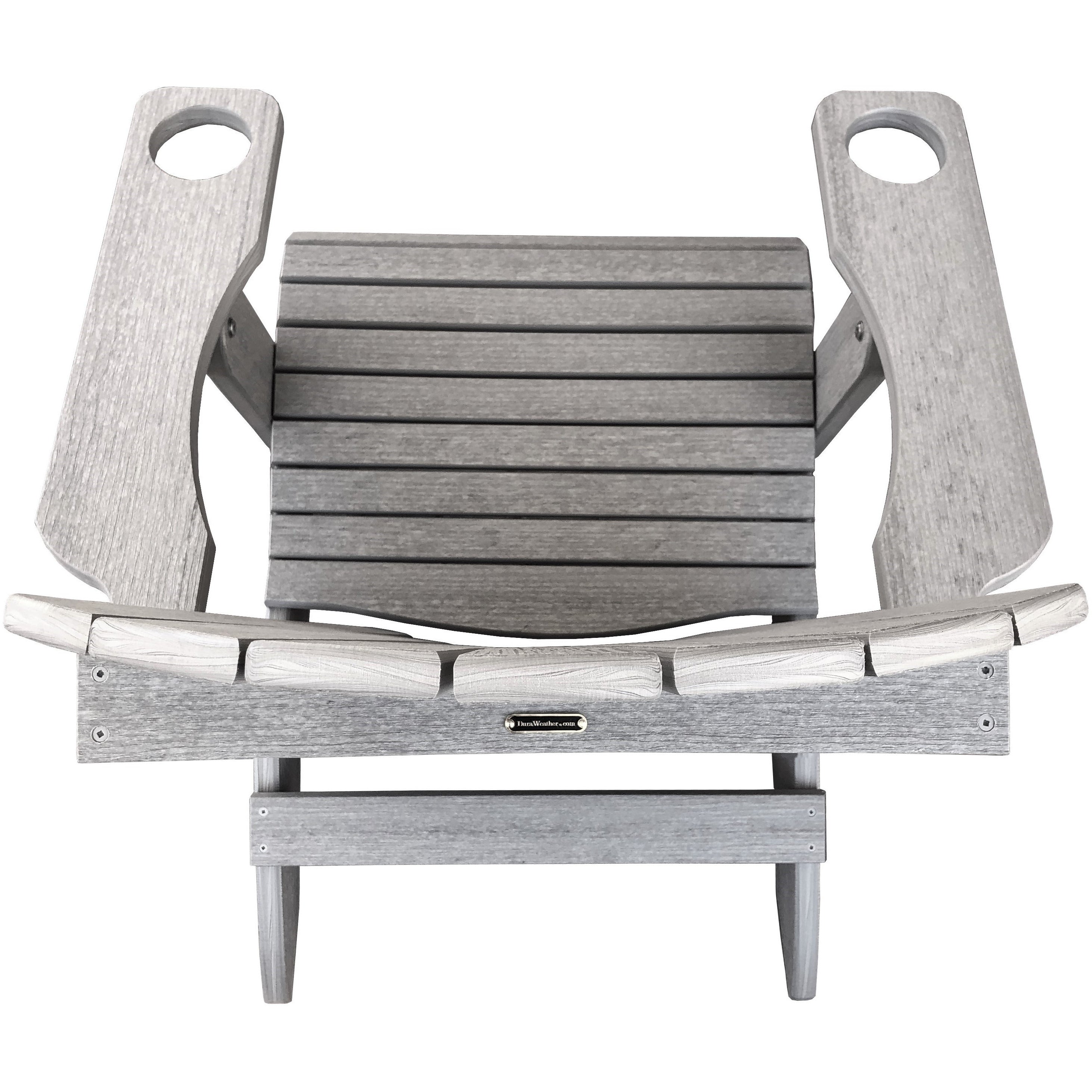 Folding Adirondack Chair With Built-in Cup Holders King-Size
