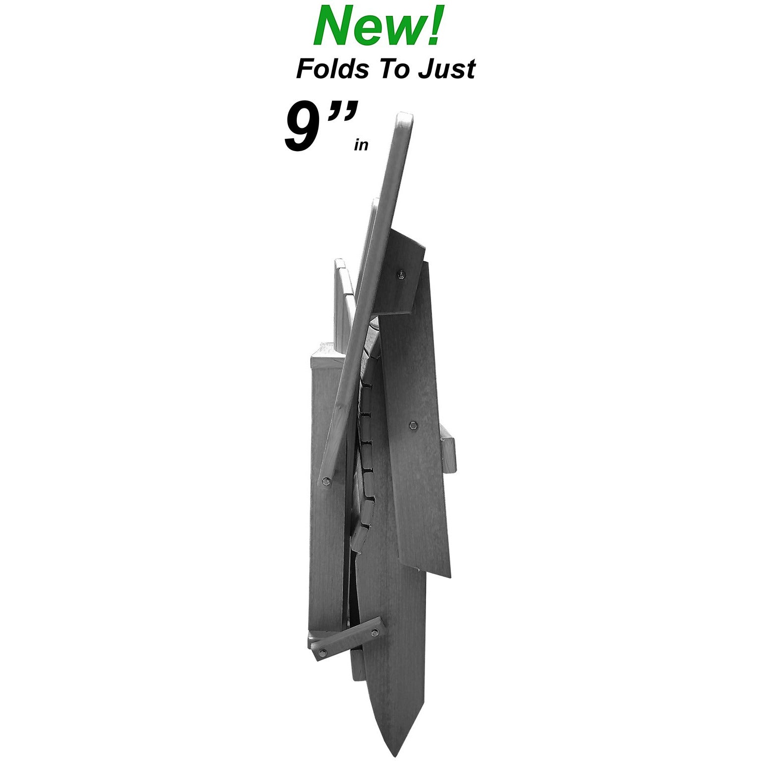 driftwood grey folded duraweather king size folding adirondack chair all weather poly wood