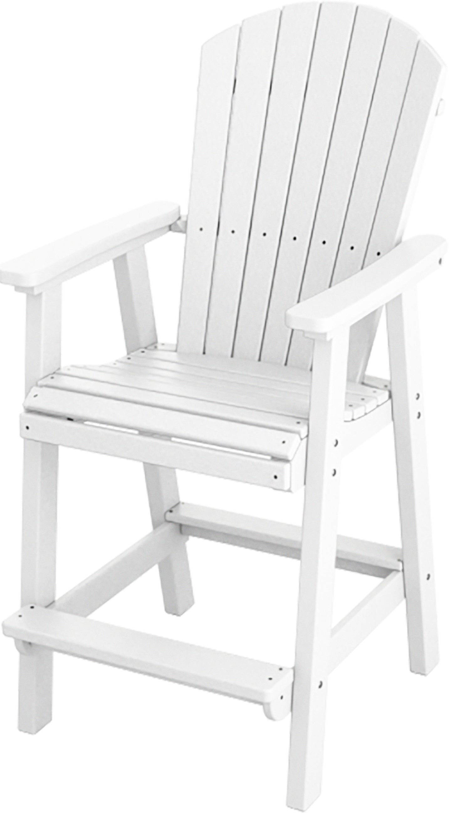 5-Piece Classic Adirondack Counter Height Dining Table Set