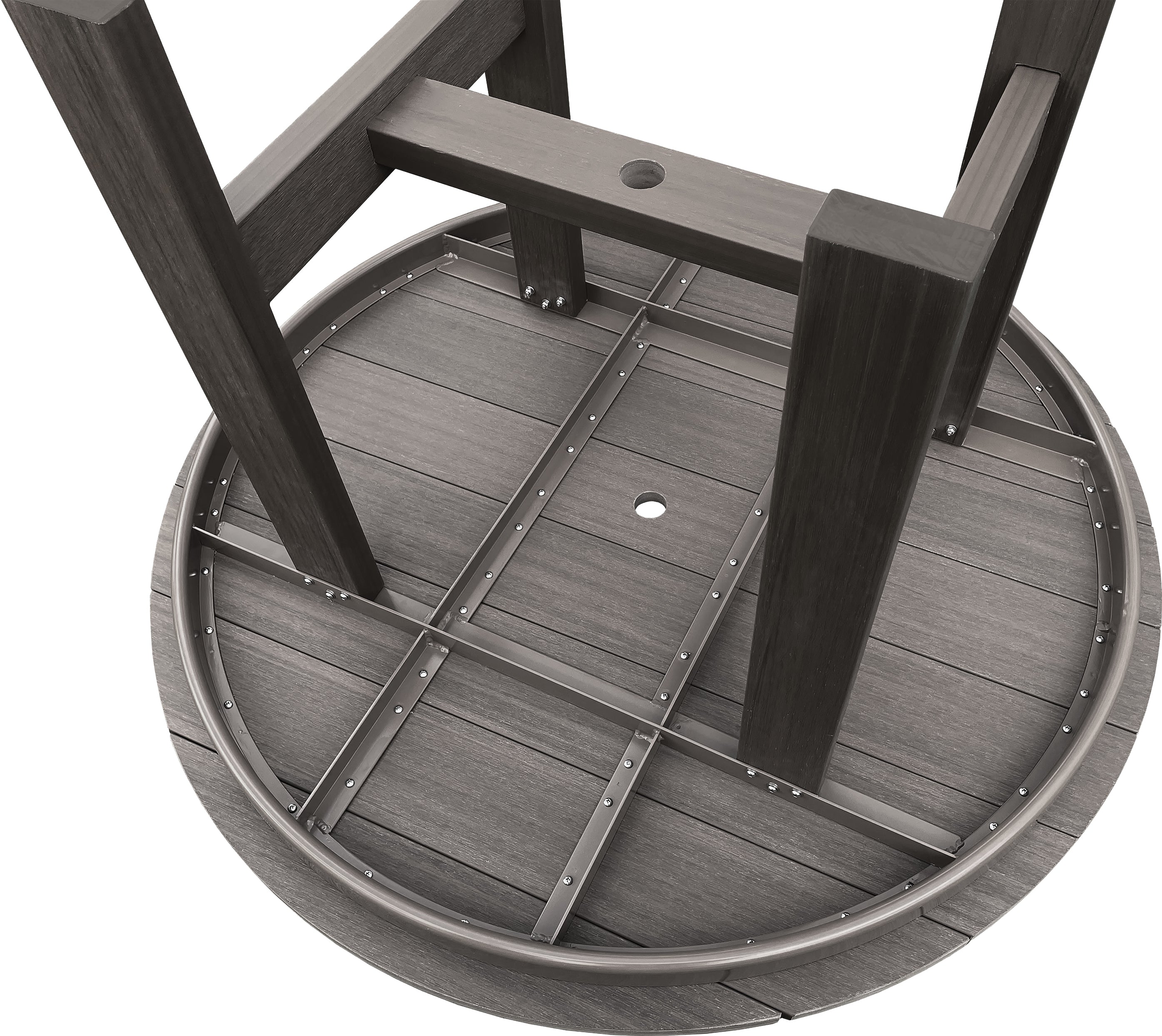 5-Piece Hampton Adirondack Dining Table Set