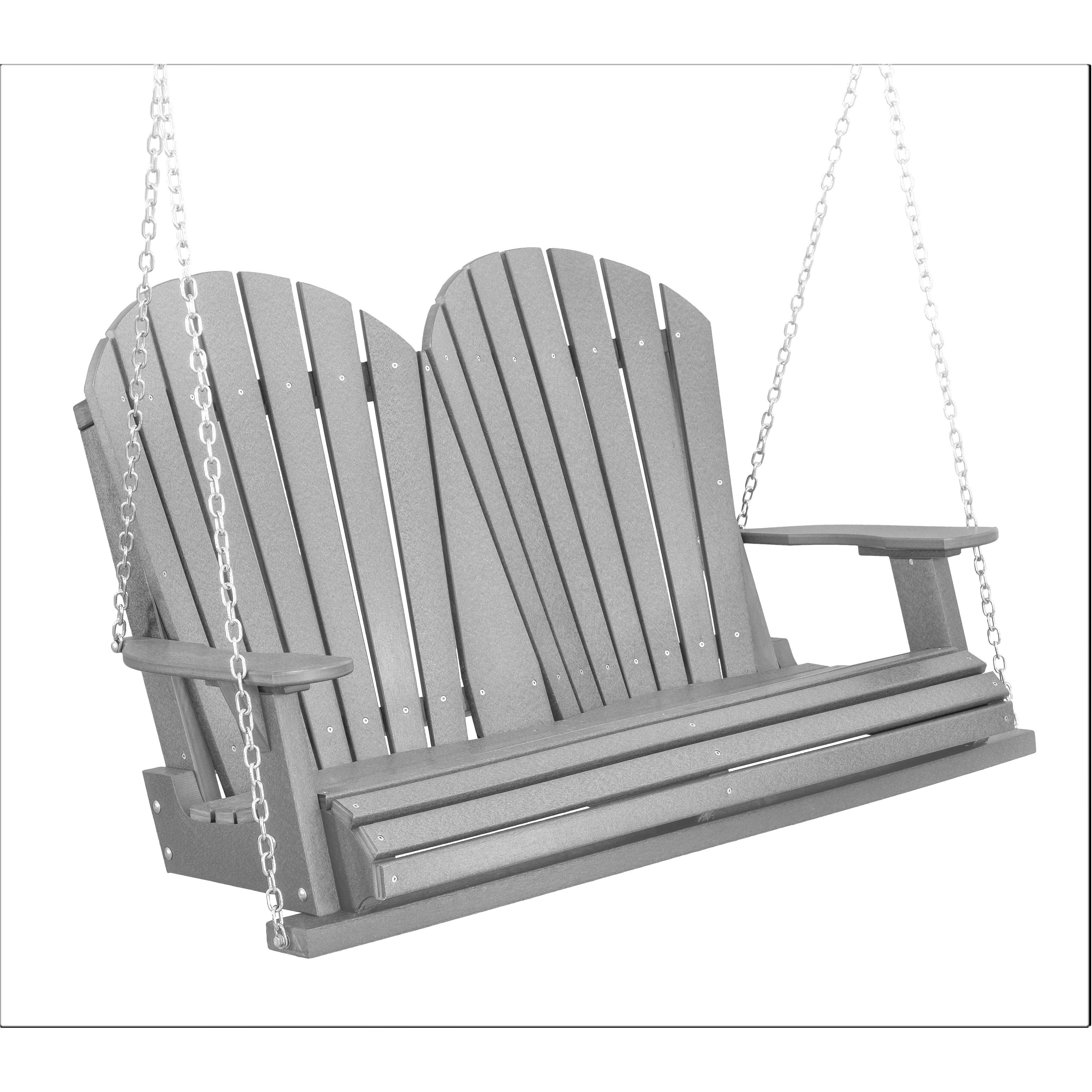 polywood furniture, polywood swing, porch swing, adirondack chair, duraweather poly, poly lumber sing, patio furniture, outdoor furniture