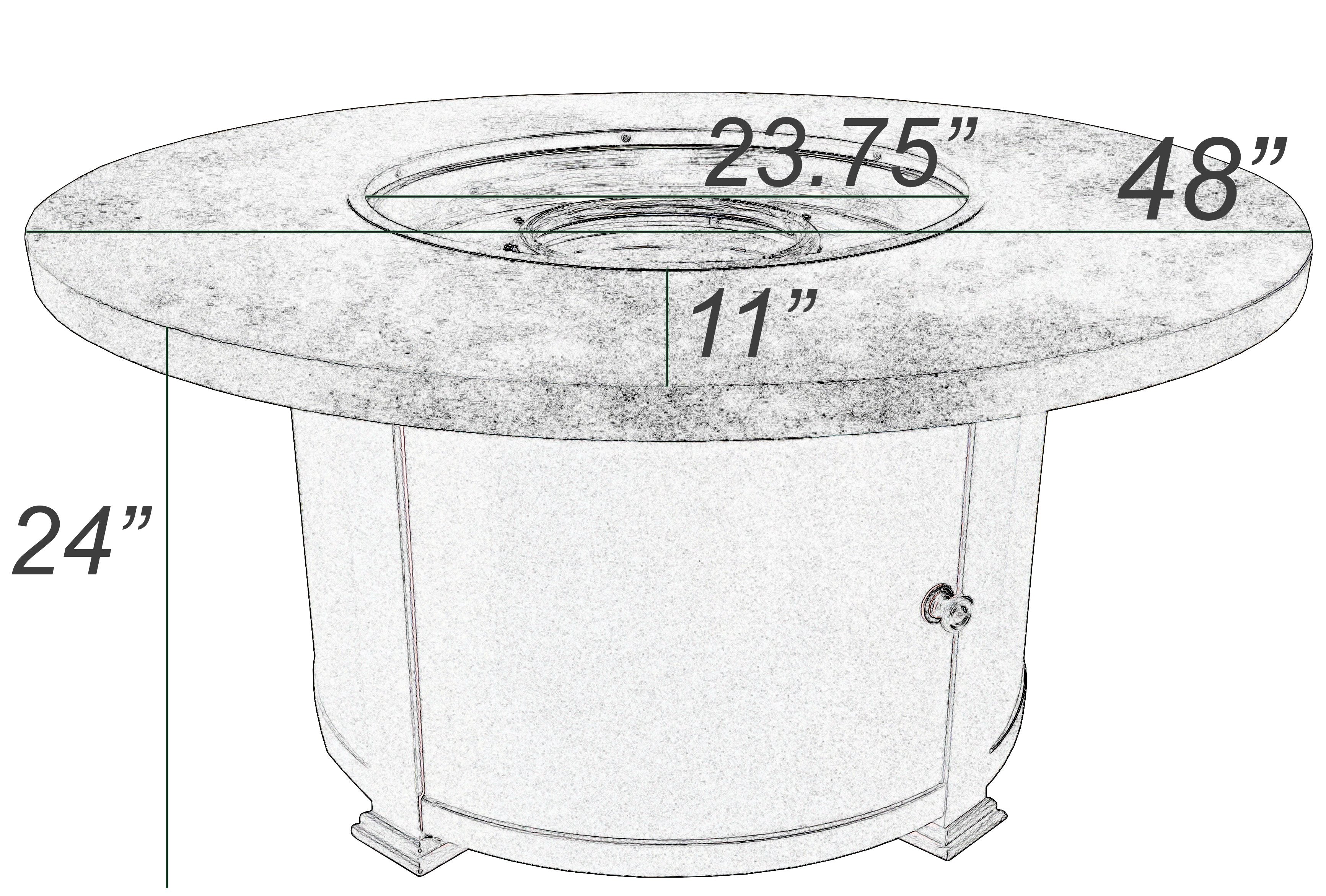 Ultimate 48"rd Classic Outdoor Fire Pit Package