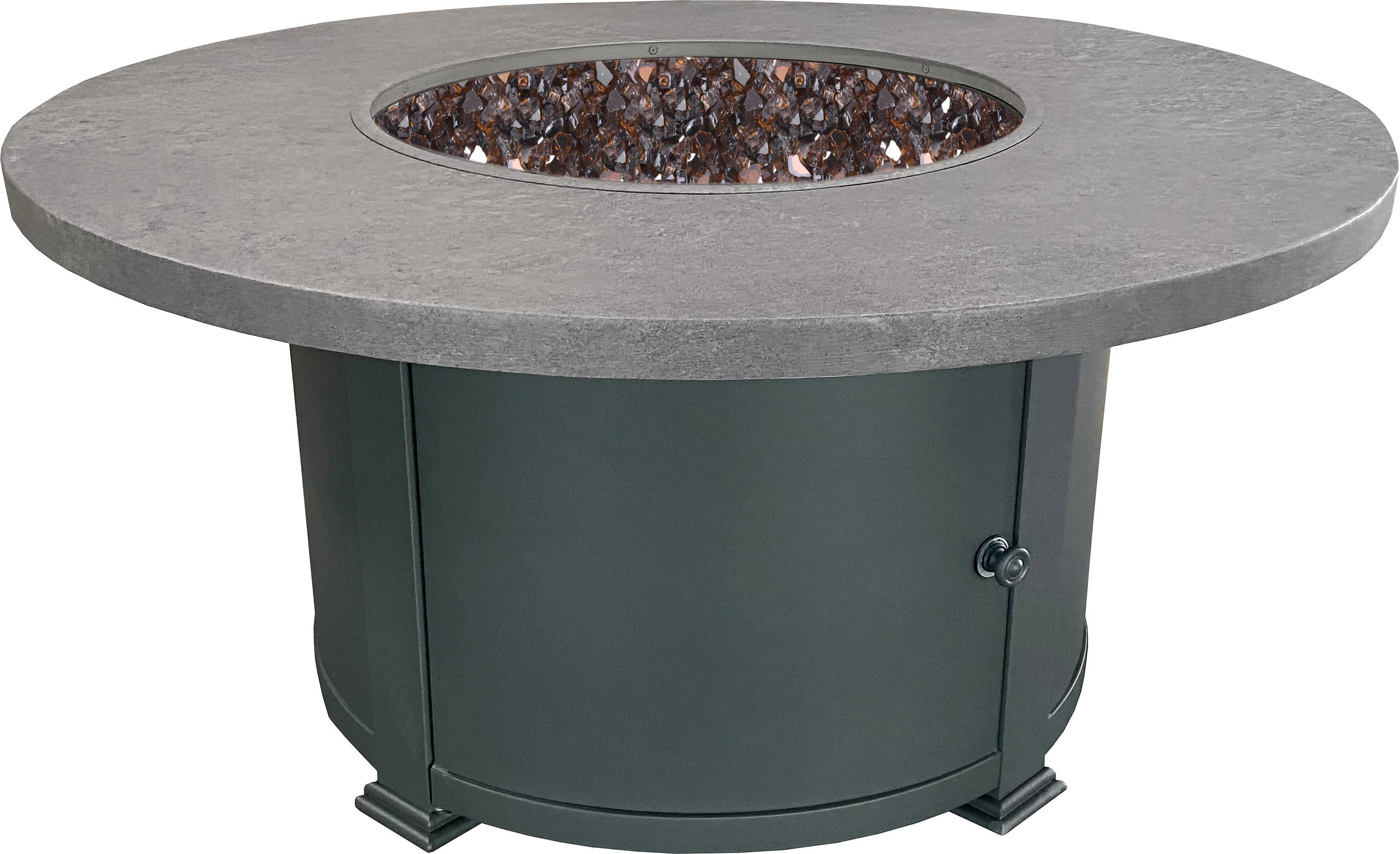 QUICK SHIP - DuraWeather Poly® 48"rd Classic Outdoor Fire Pit