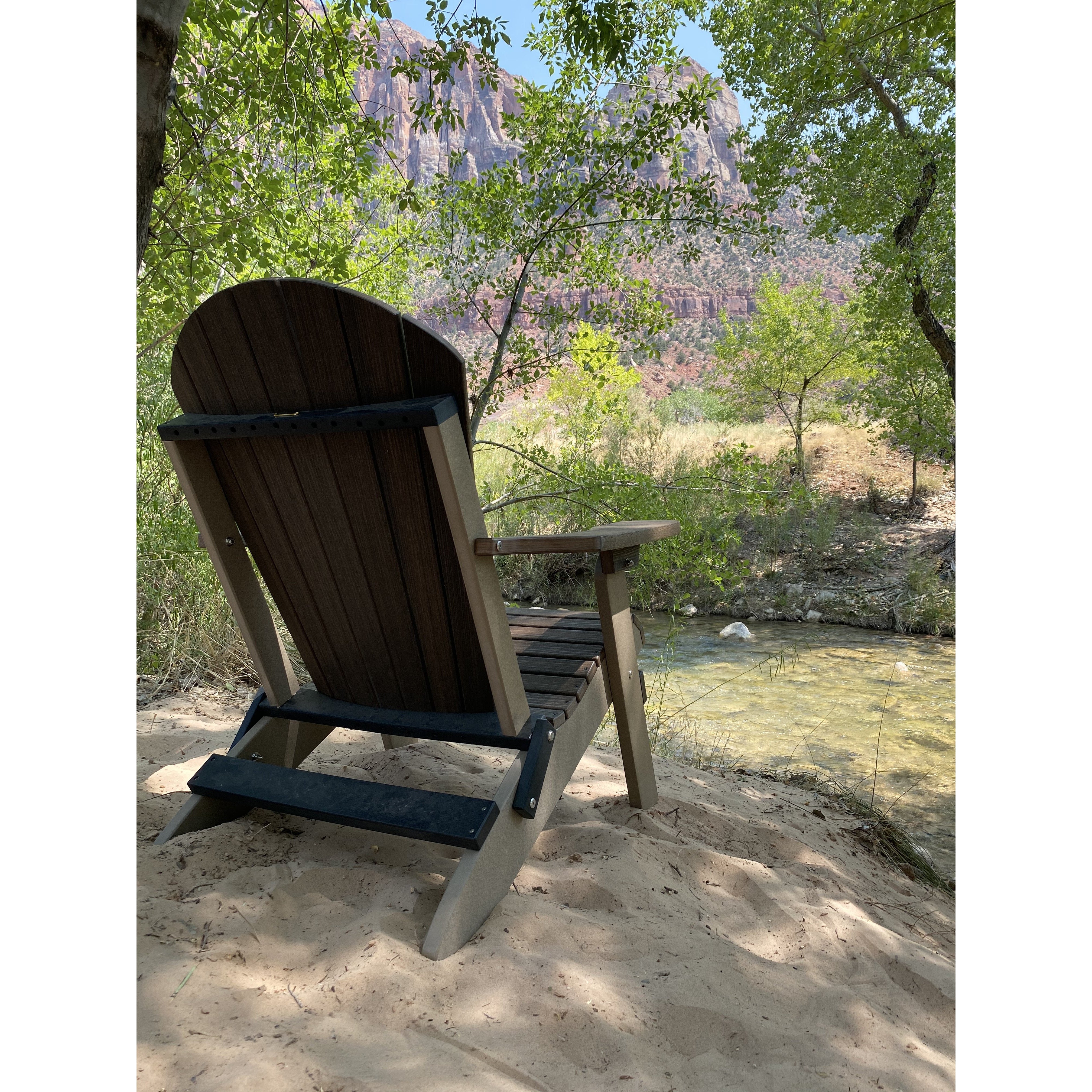 Set of 4 Signature Series Folding Adirondack Chairs King Size