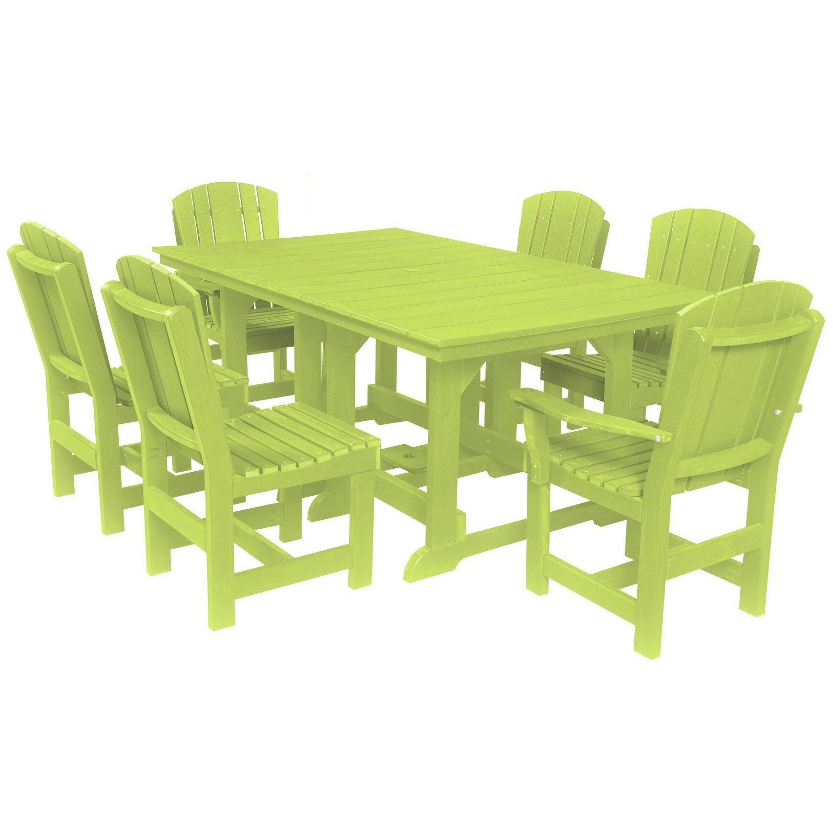 7-Piece Plantation Dining Table Set