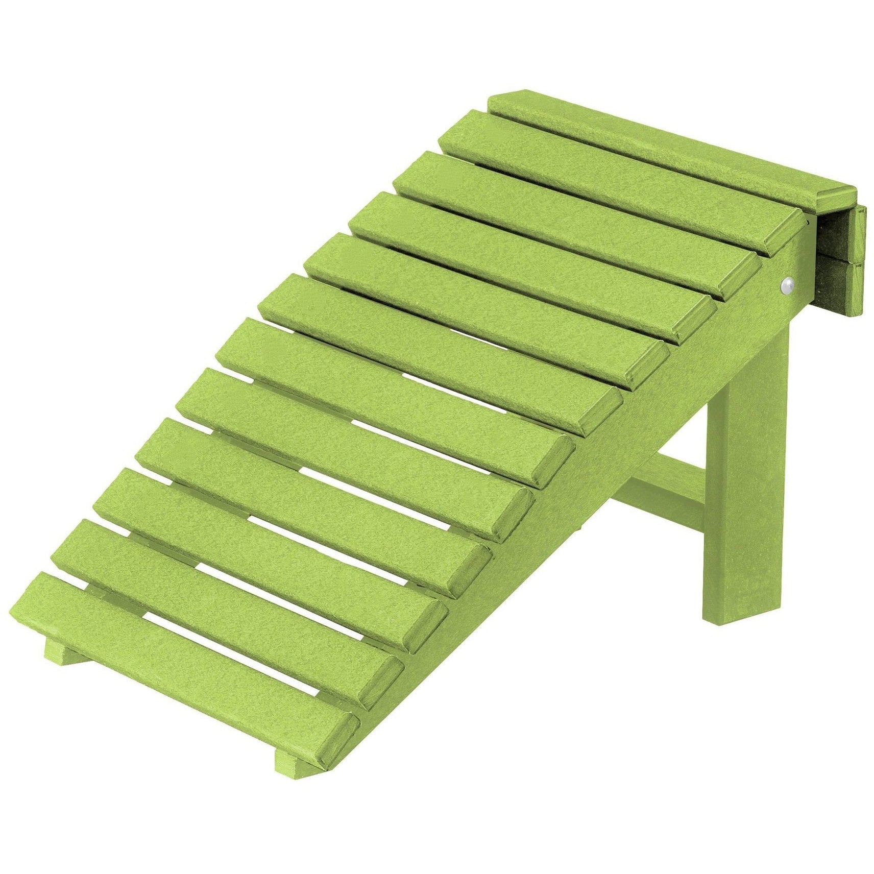 Set of 4 Folding Adirondack Chairs King Size - 4 Folding Ottomans and 2 Folding Side Tables