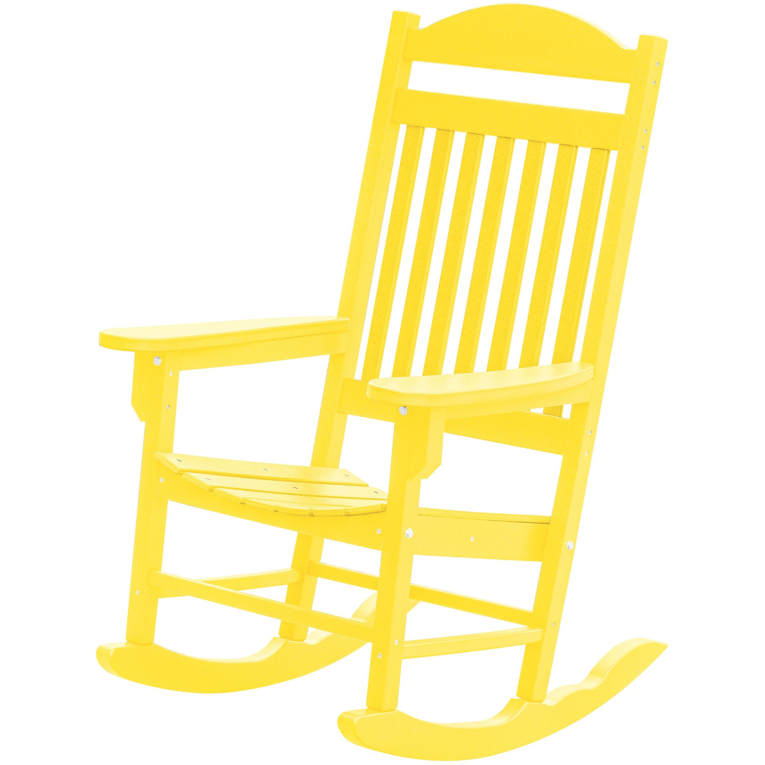 Set of 2 Mission Porch Rockers with Fan Side Table