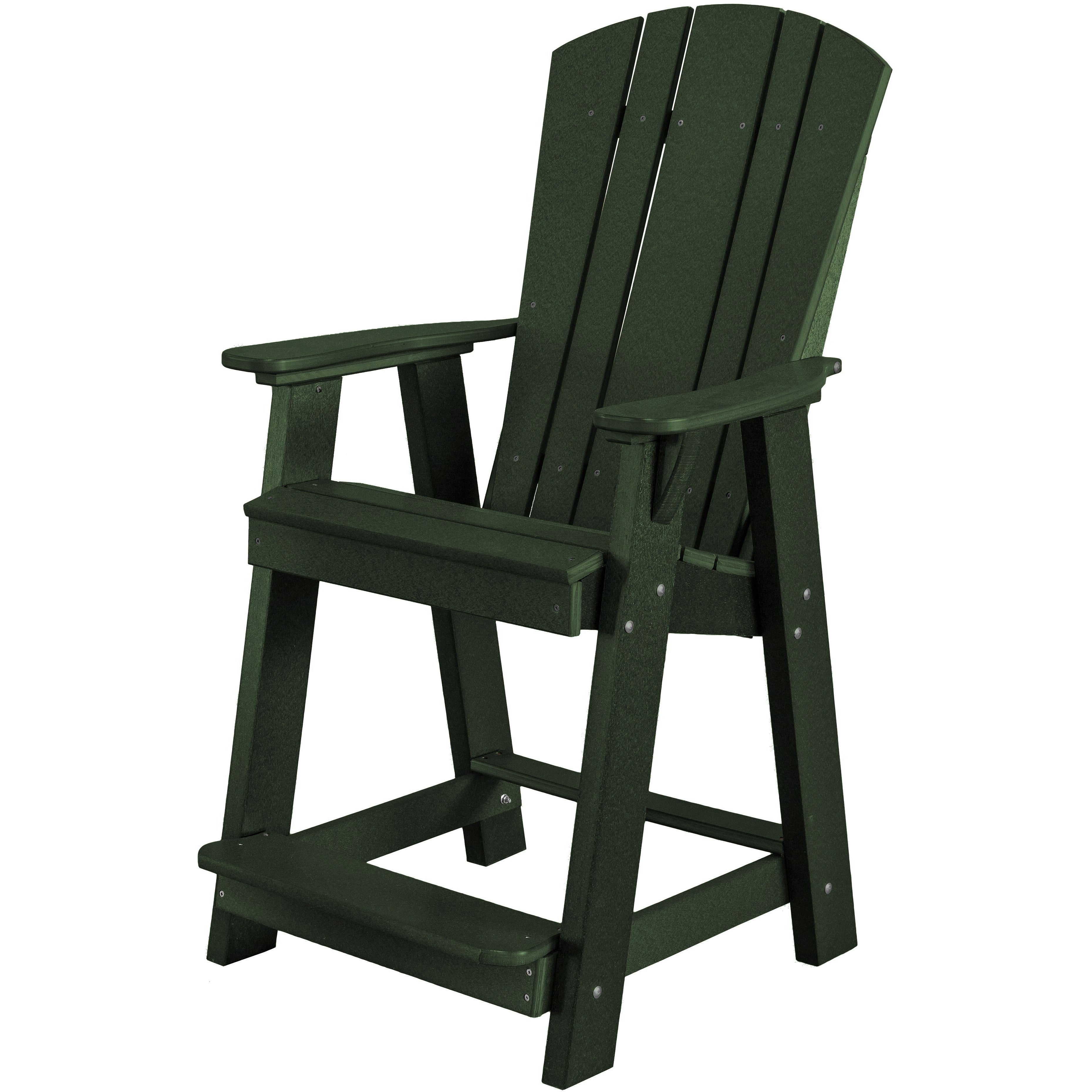 DURAWEATHER POLY® Set of 3 - Plantation Adirondack Chairs Counter Height