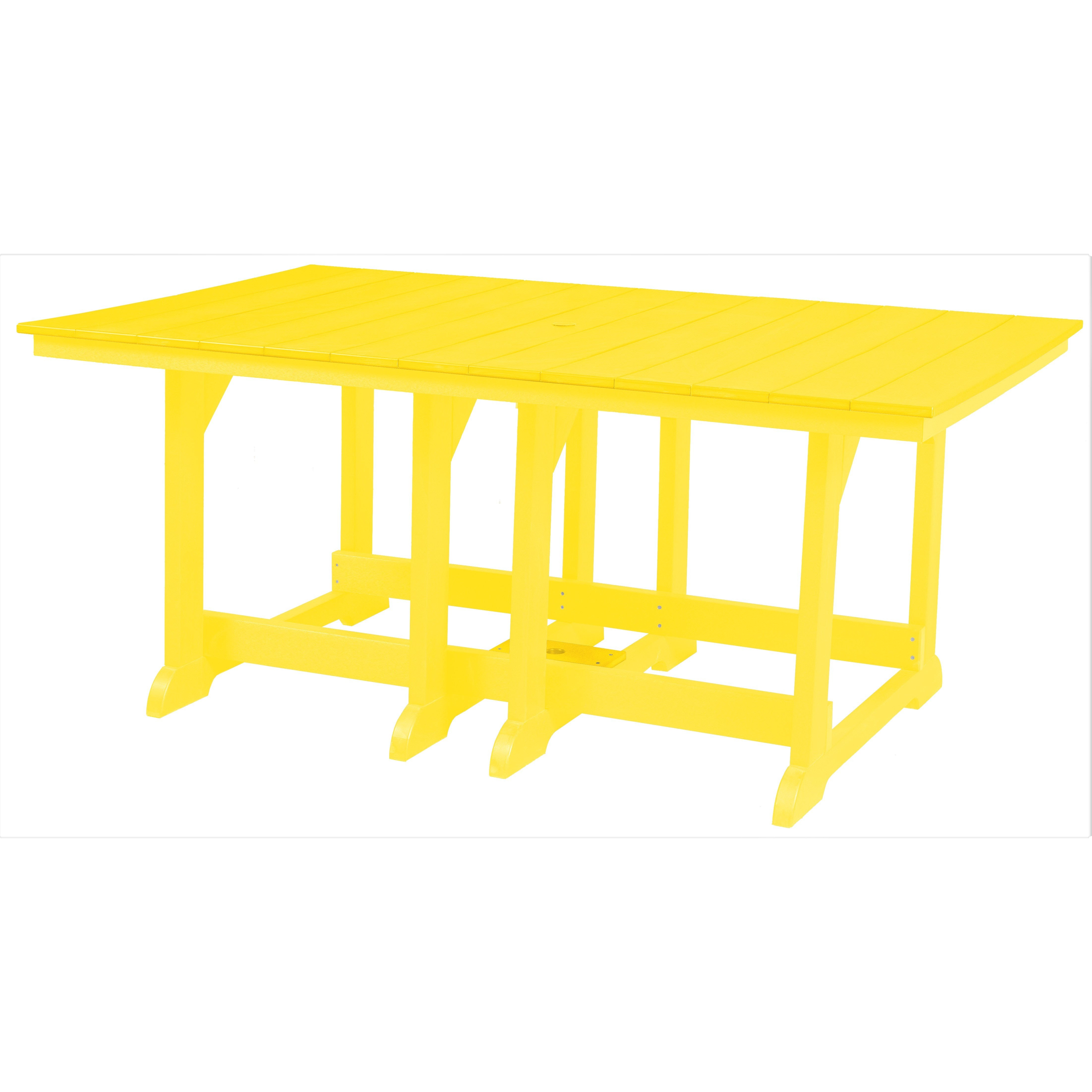 7-Piece Plantation Dining Table Set With All Swivels