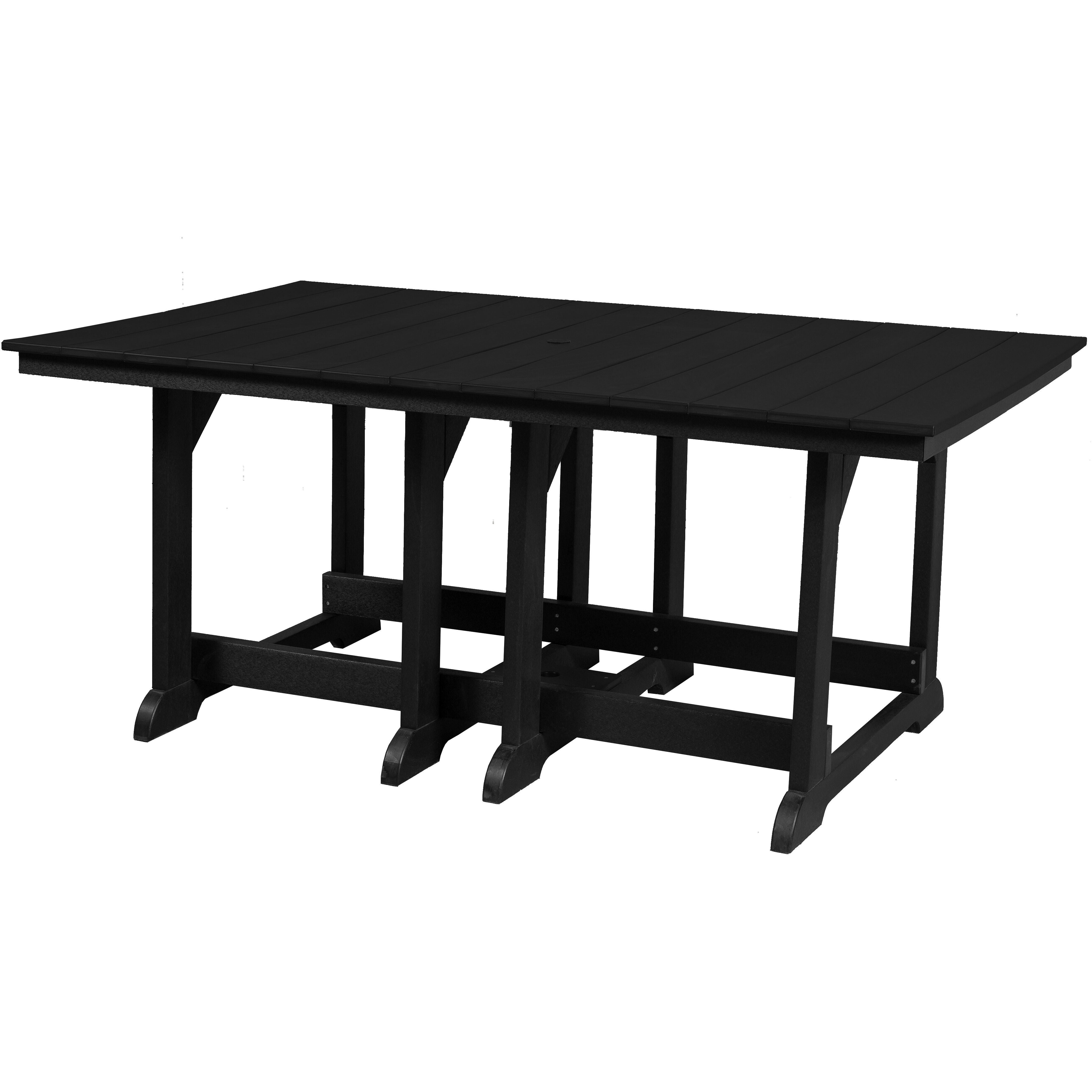 7-Piece Plantation Dining Table Set With All Swivels