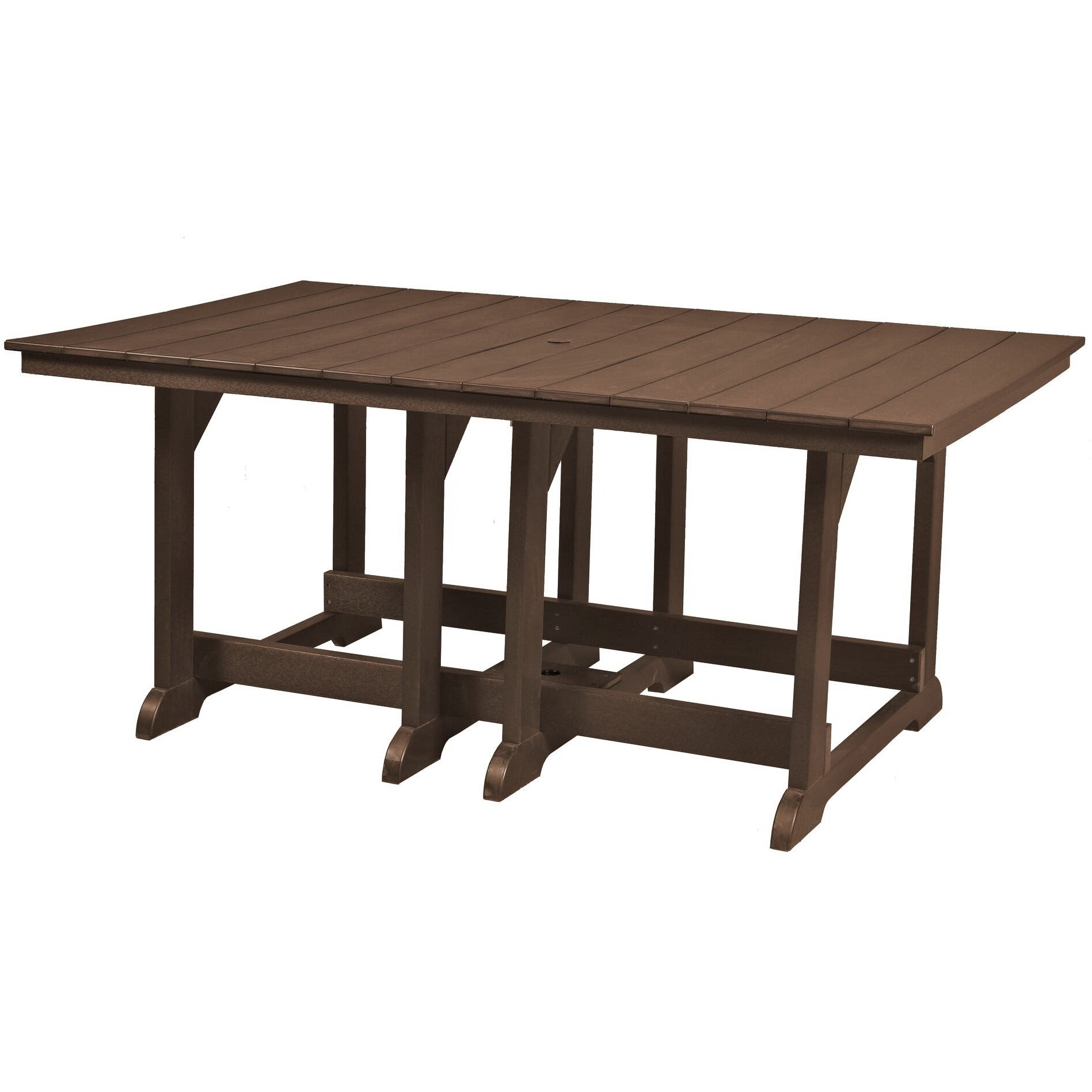 7-Piece Plantation Dining Table Set With All Swivels
